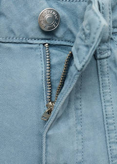 Straight-fit denim shorts — Blue 5