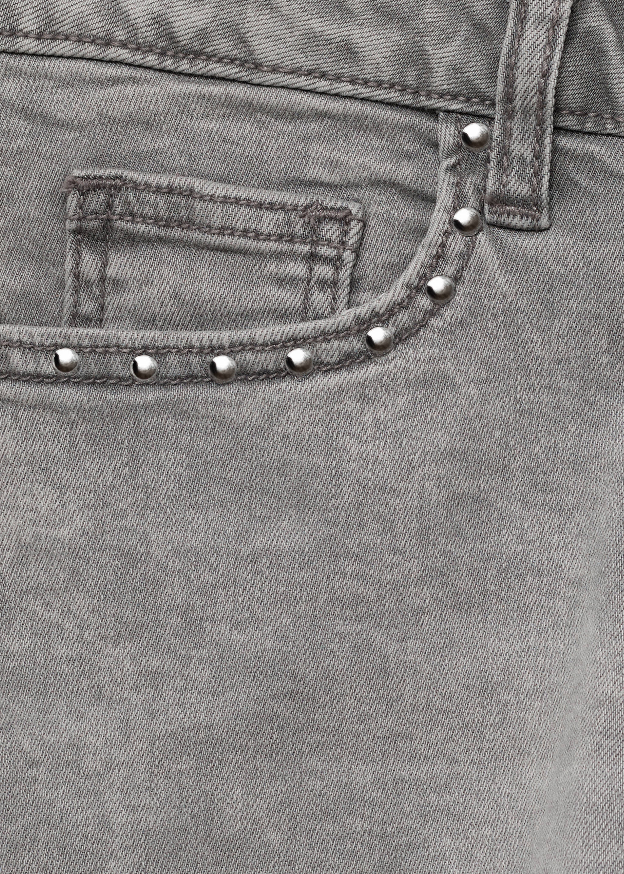 Studded low-waist shorts - Details of the article 0