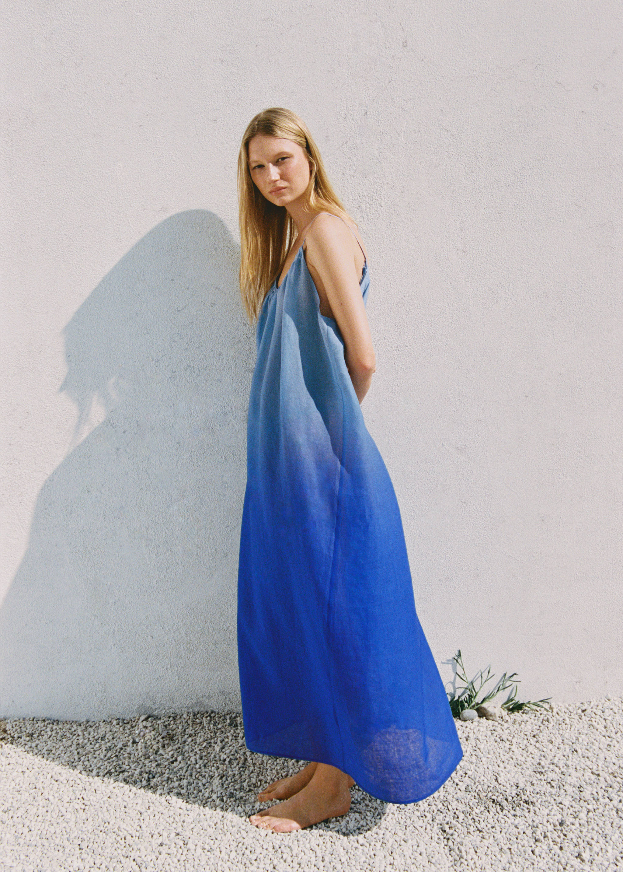 Chemise de nuit en ramie effet dégradé - Détail de l'article 7