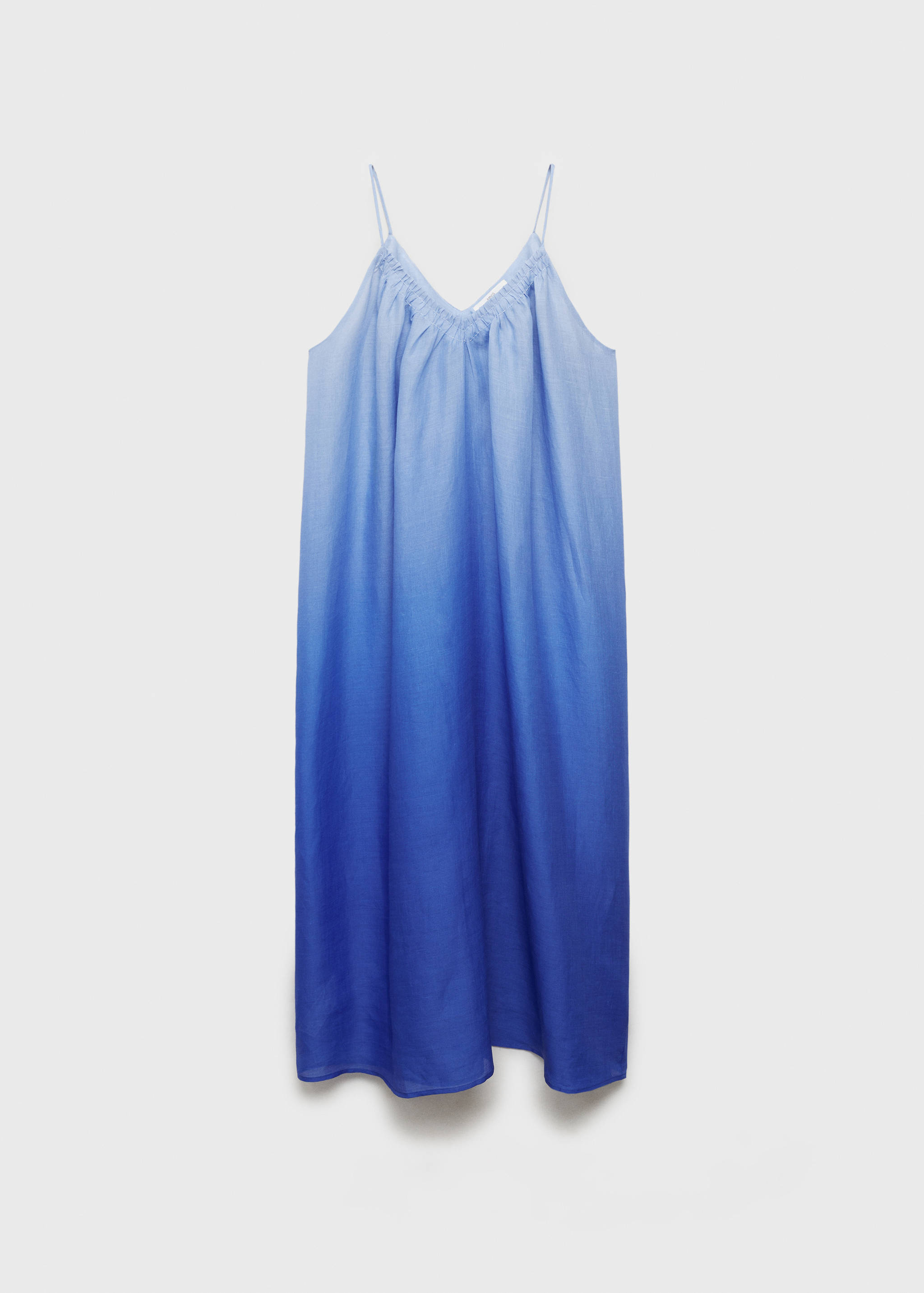 Chemise de nuit en ramie effet dégradé - Article sans modèle