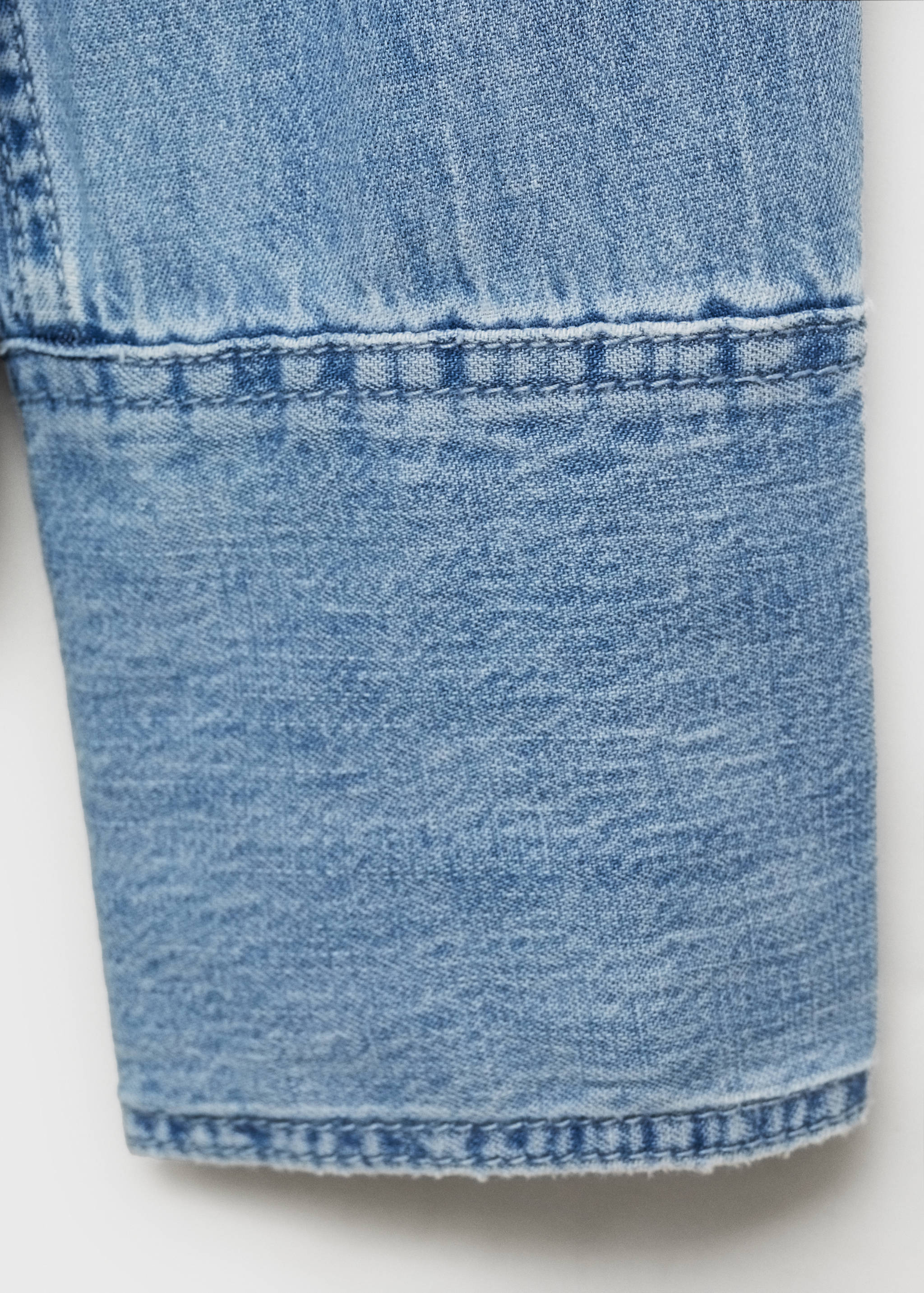 Объемная рубашка из денима - Деталь изделия 8