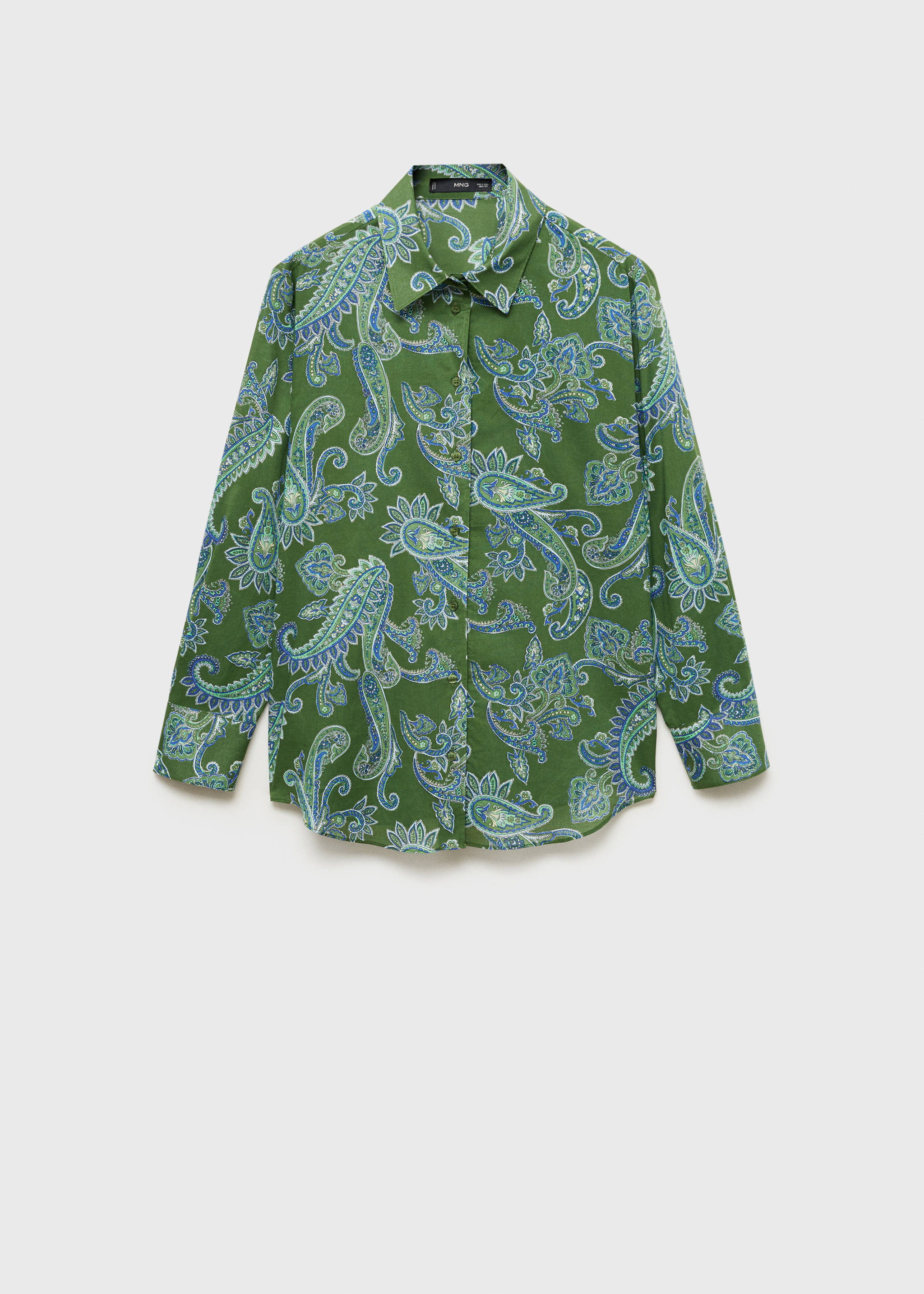 Cotton paisley shirt - Article without model