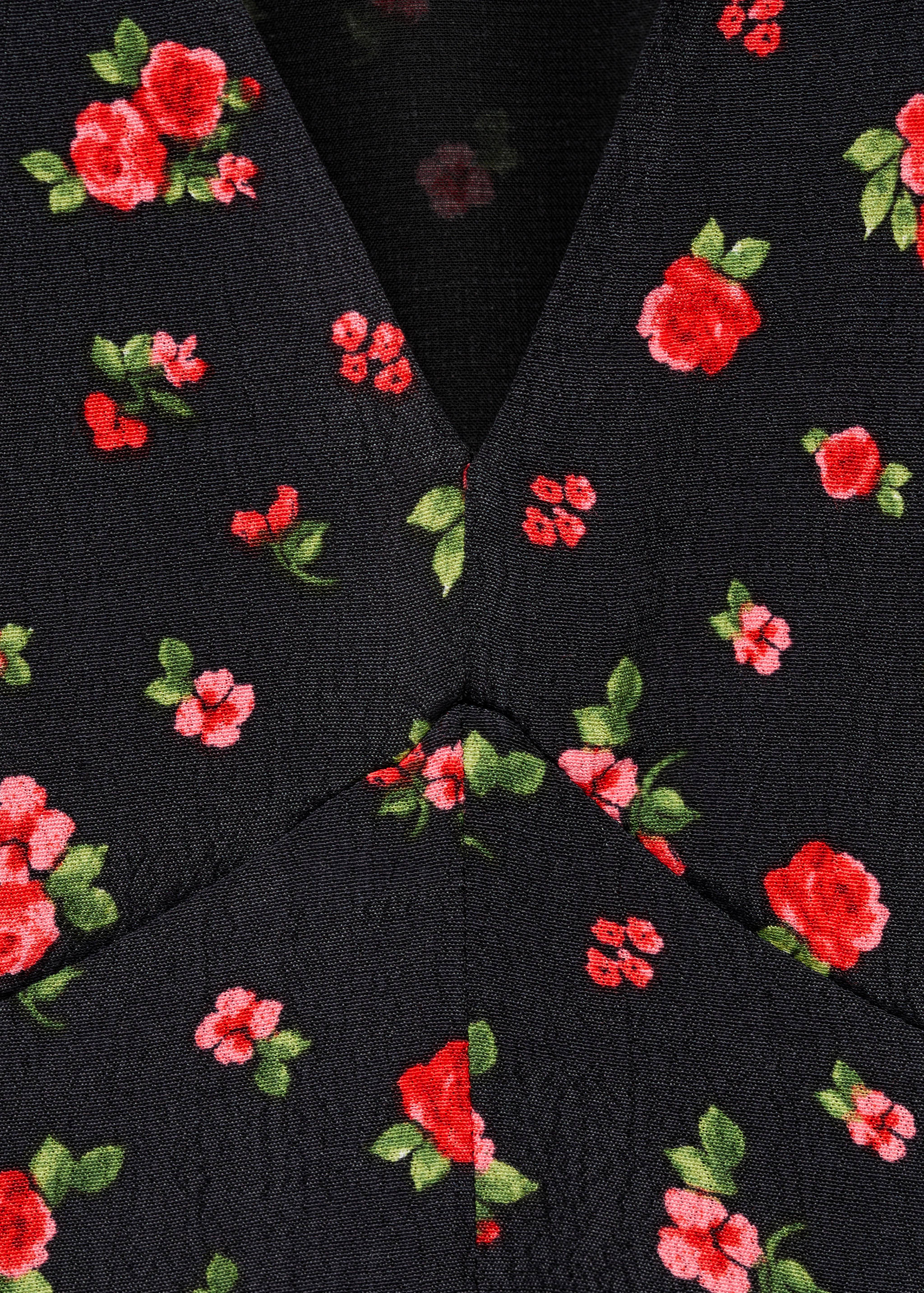 Midi floral dress - Details of the article 8