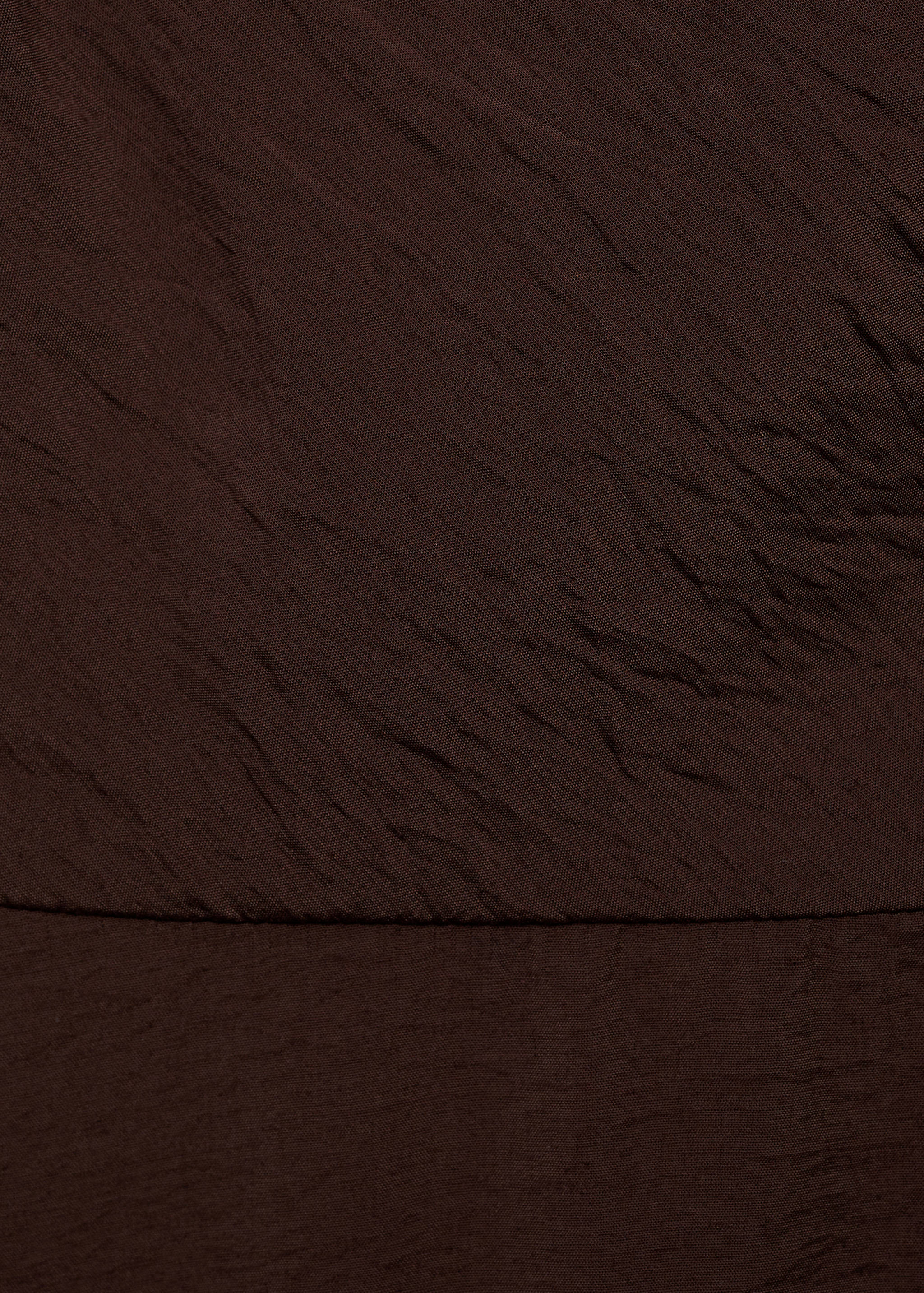 Vestido midi bajo abullonado - Detalle del artículo 8