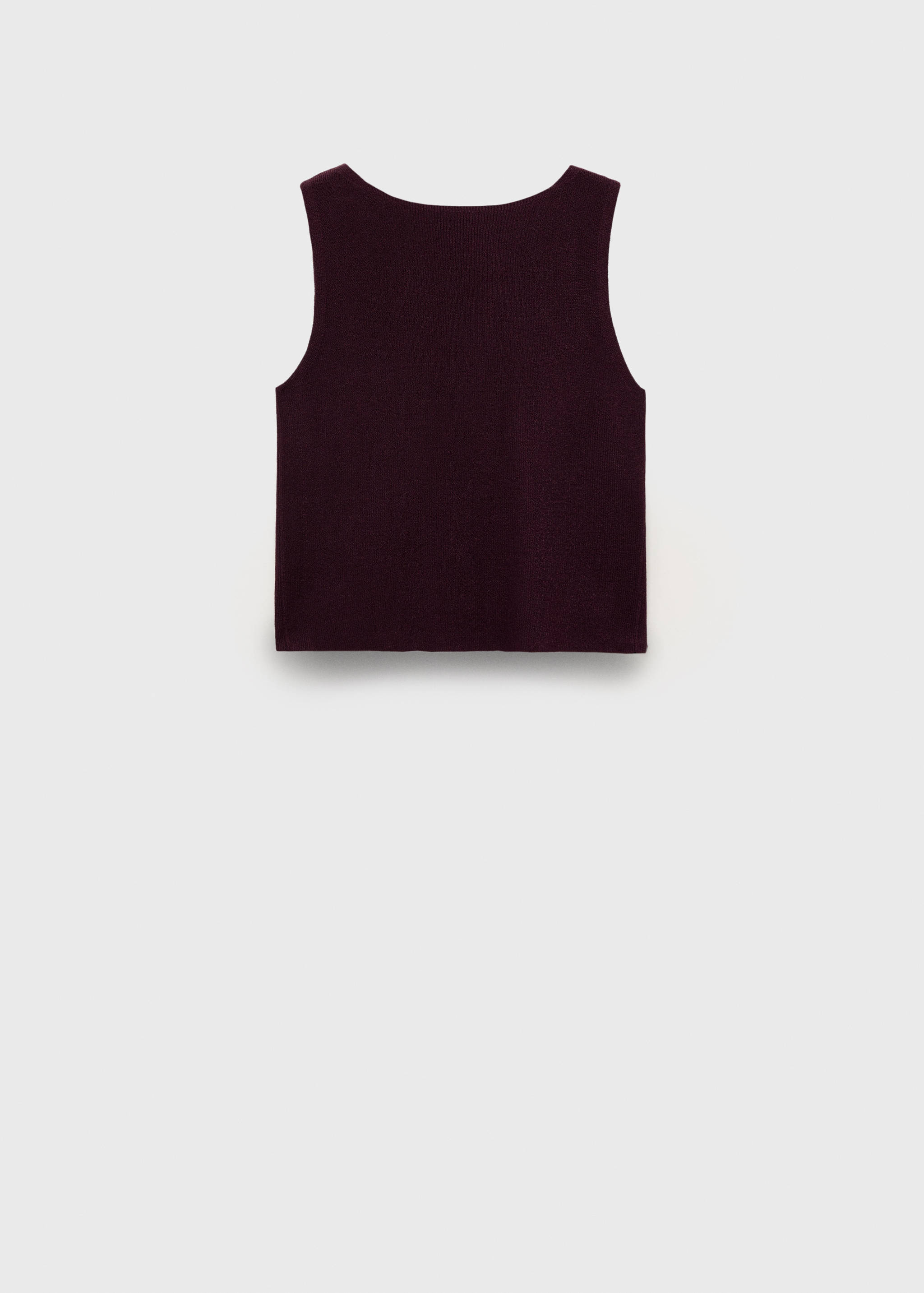 Top punto fino canalé - Artículo sin modelo