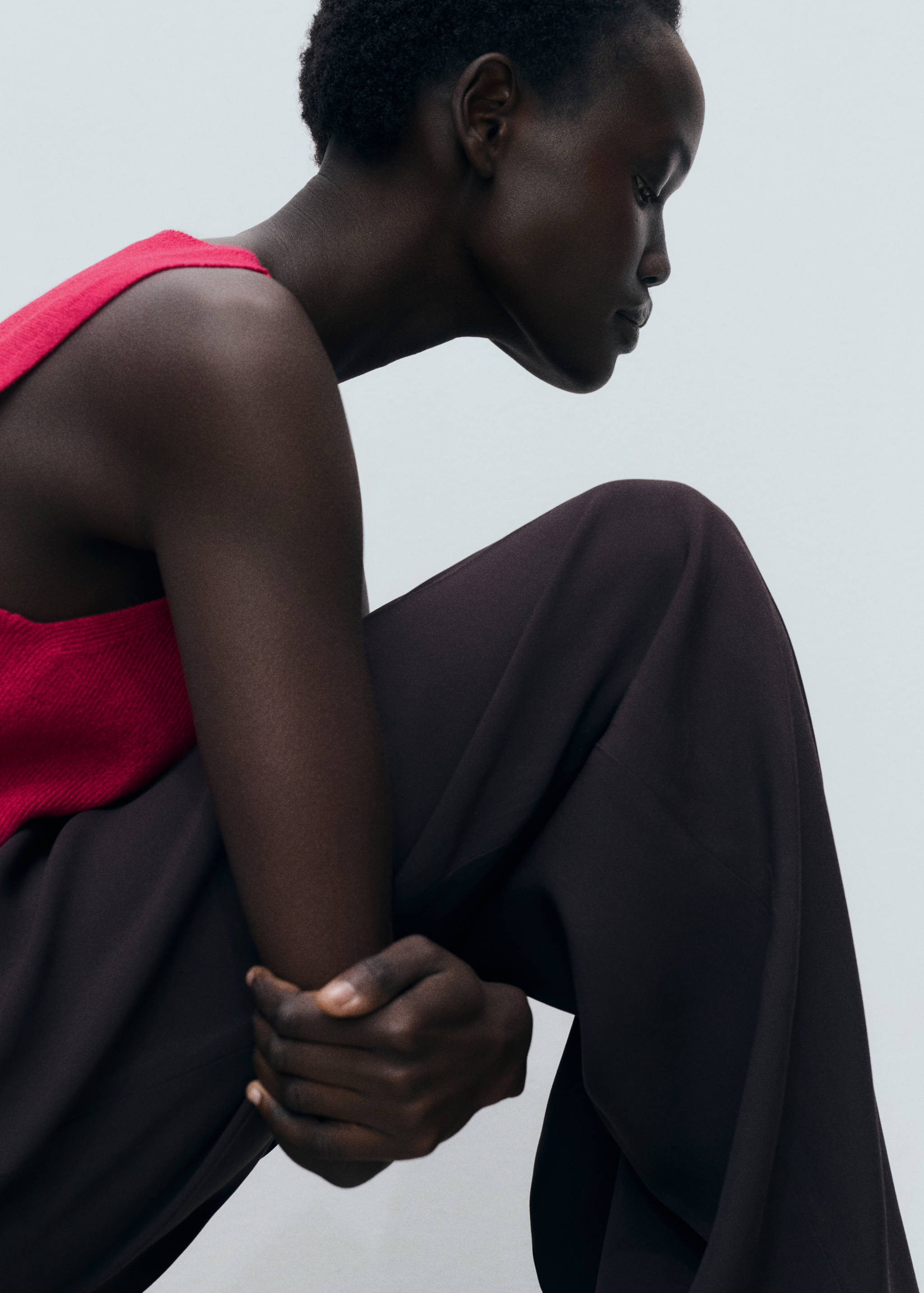 Fine ribbed knit top - Details of the article 2