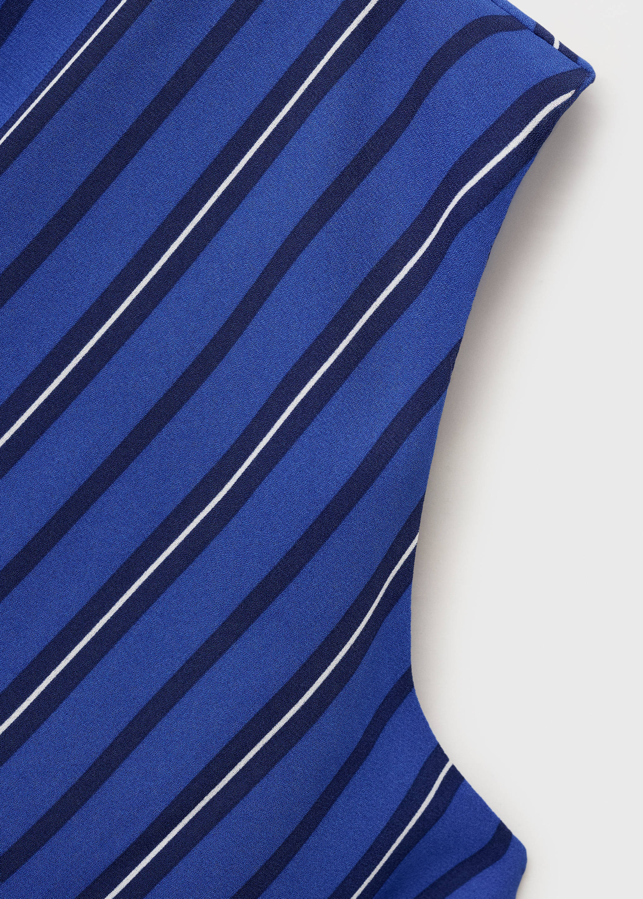 Combined striped blouse - Details of the article 8