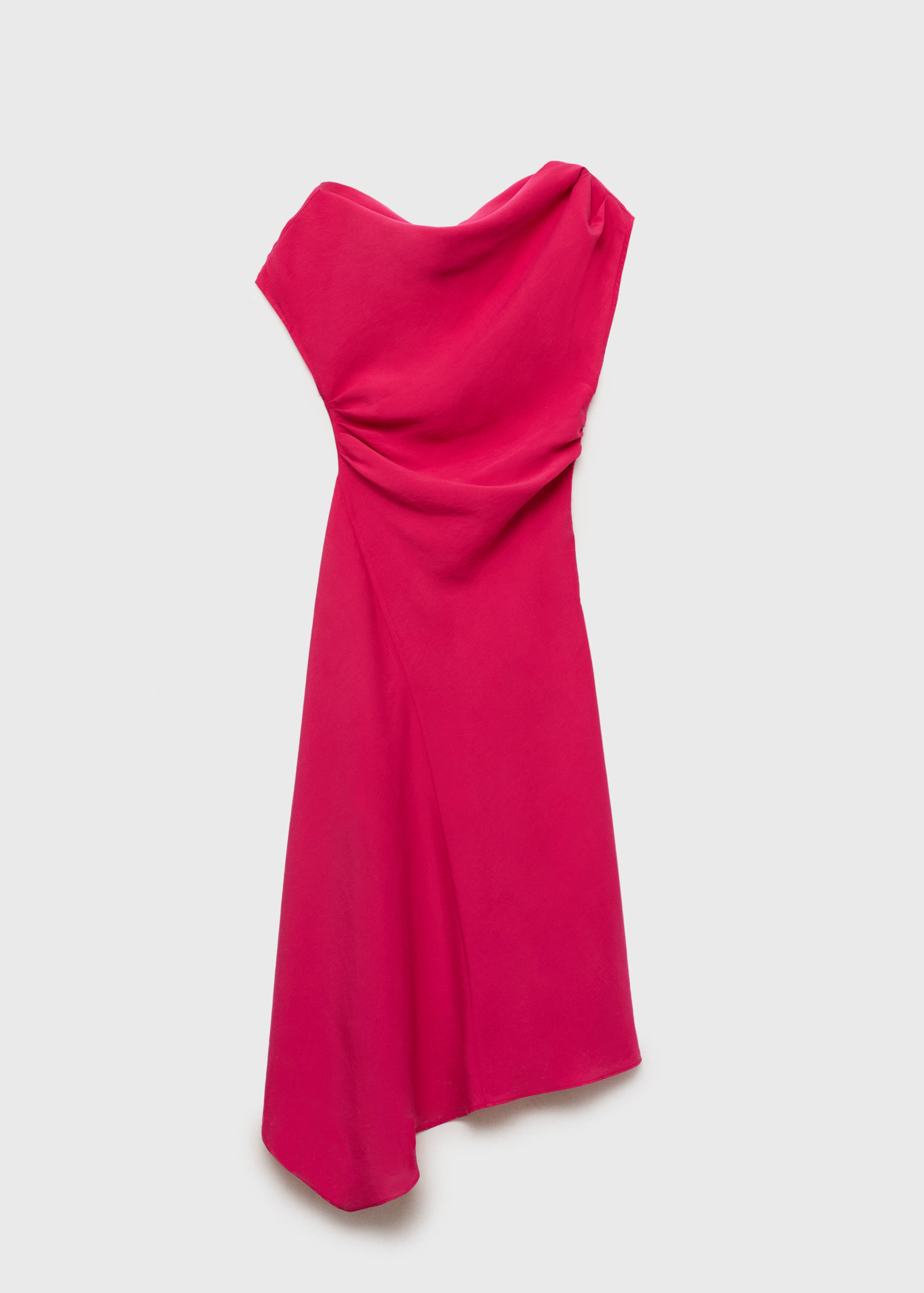 Asymmetrical modal dress - Article without model