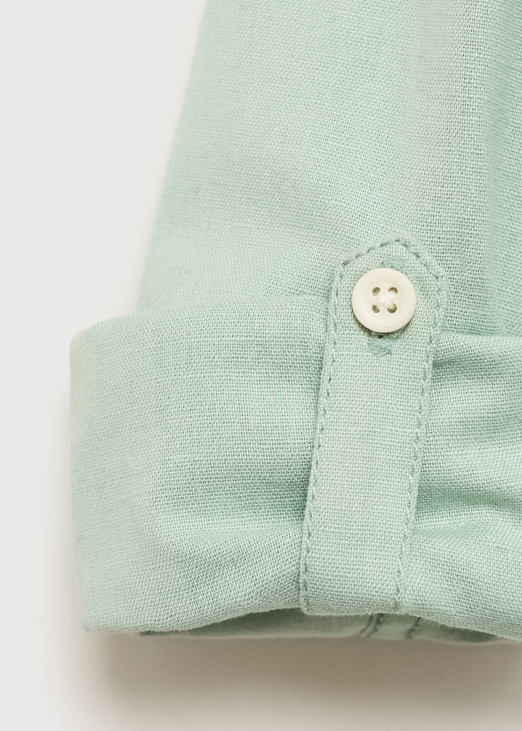 Mao collar cotton shirt - Details of the article 0