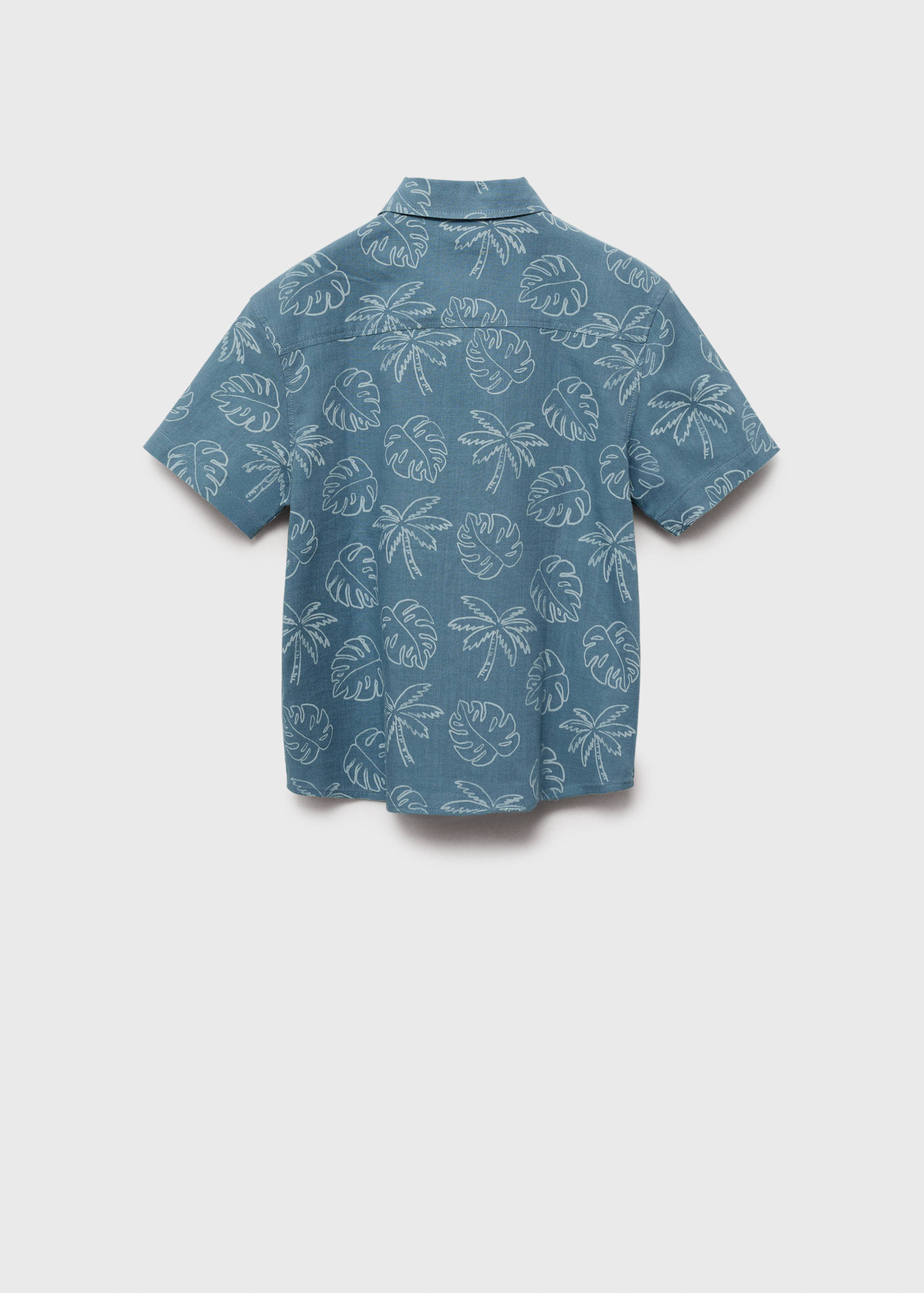 Tropical print shirt - Reverse of the article