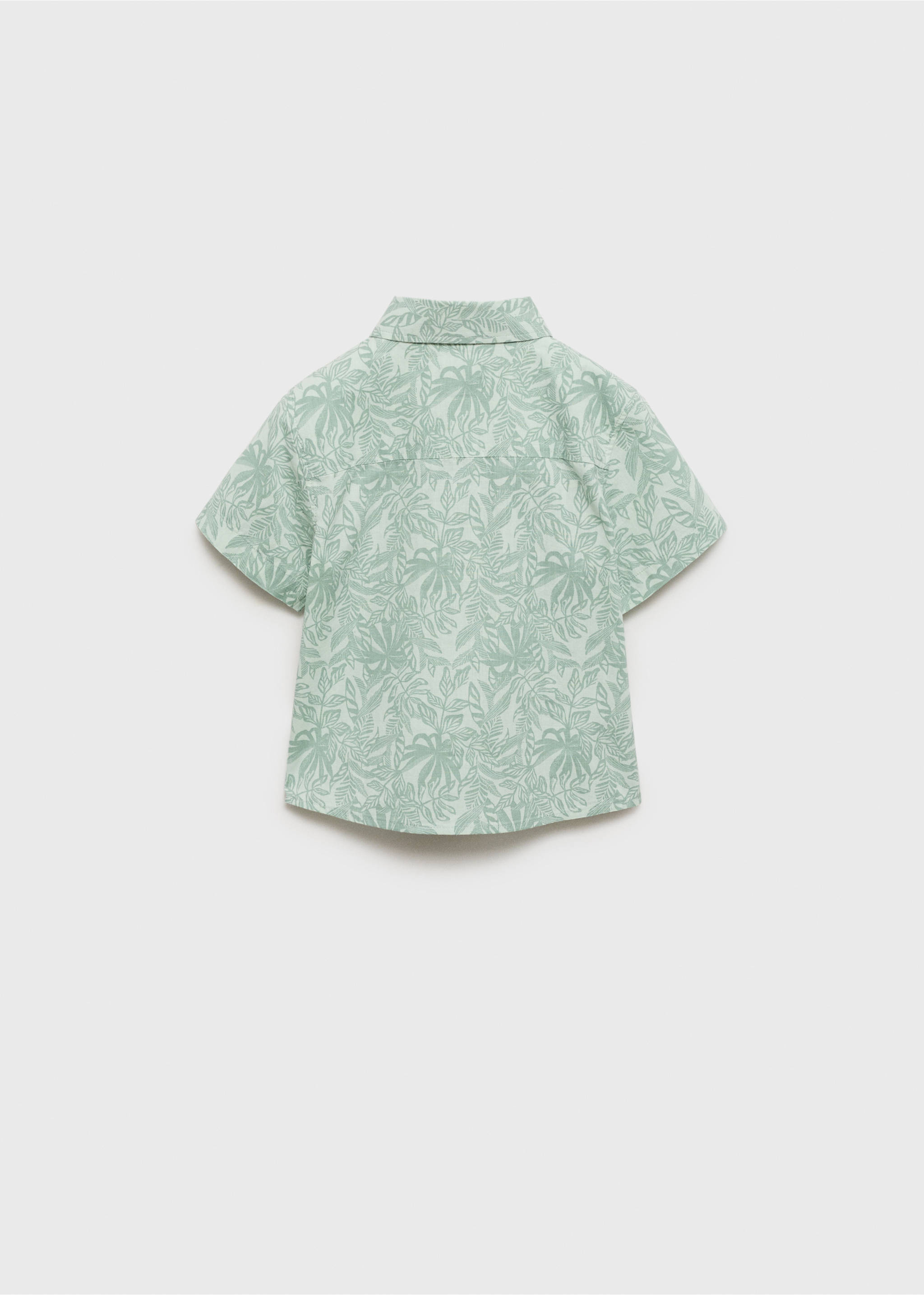 Camisa estampado floral - Reverso del artículo, Rosa palo. Ref: 87027689-00.