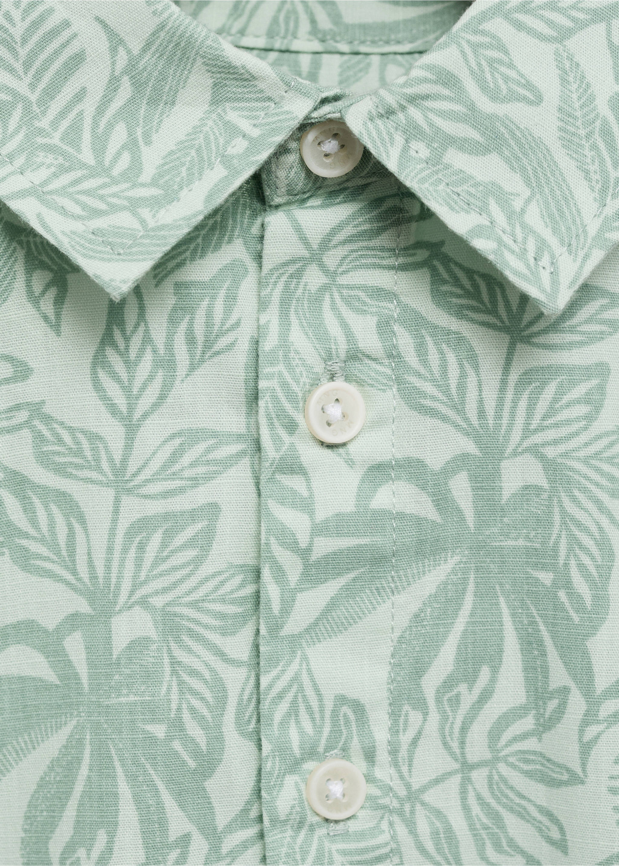 Camisa estampado floral - Detalle del artículo 8, Rosa palo. Ref: 87027689-00.