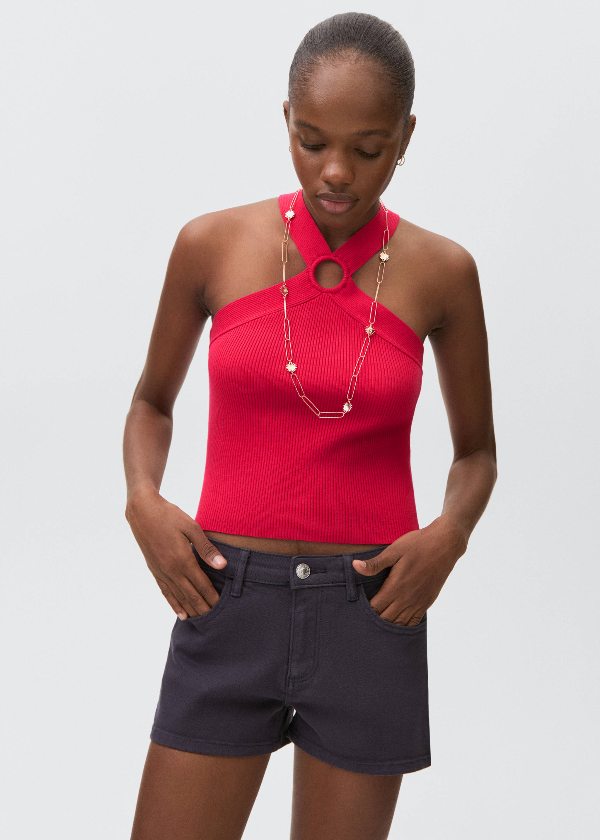 Top punto cuello halter - Detalle del artículo 2