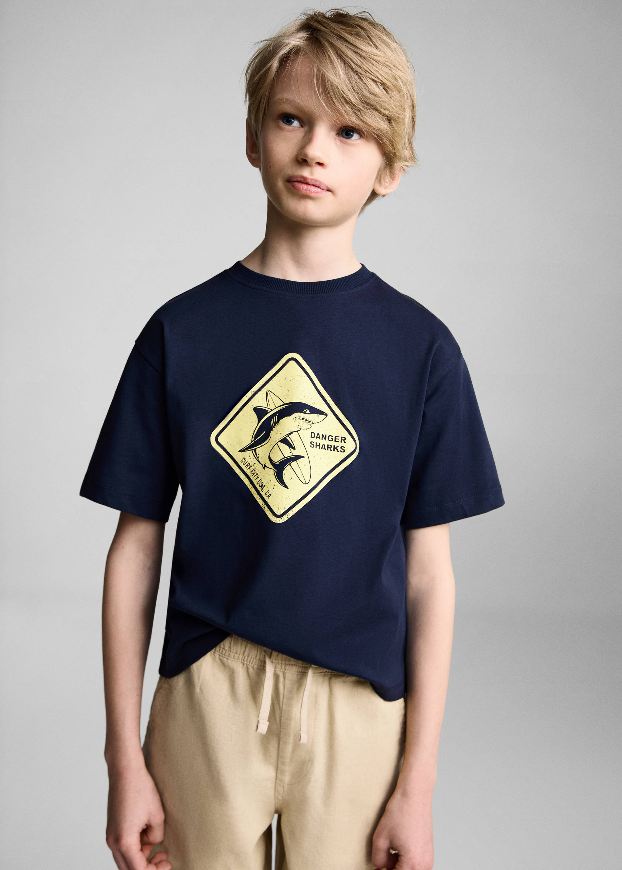 T-shirt imprimé manches courtes - Plan moyen