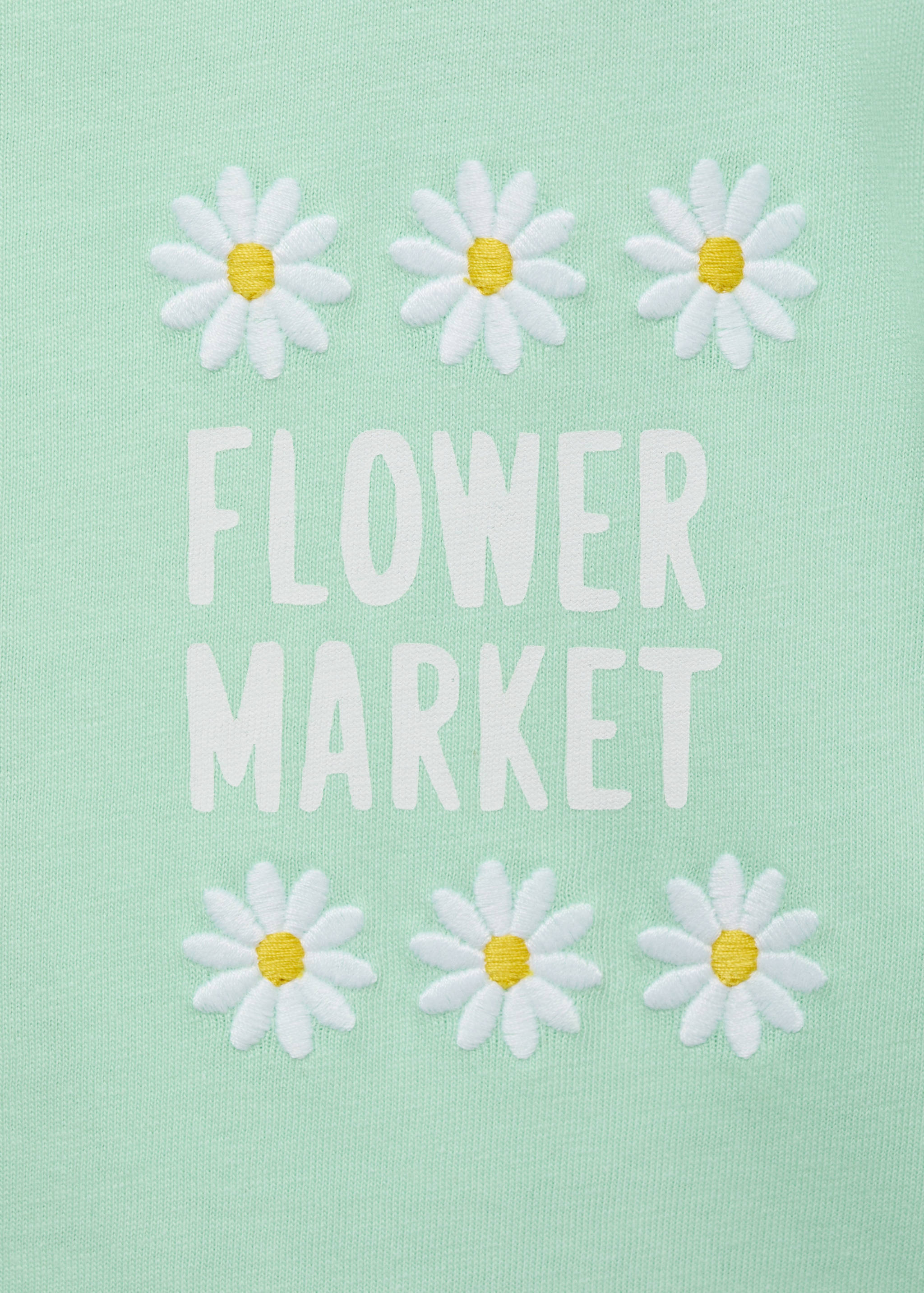 Embroidered printed T-shirt - Details of the article 0