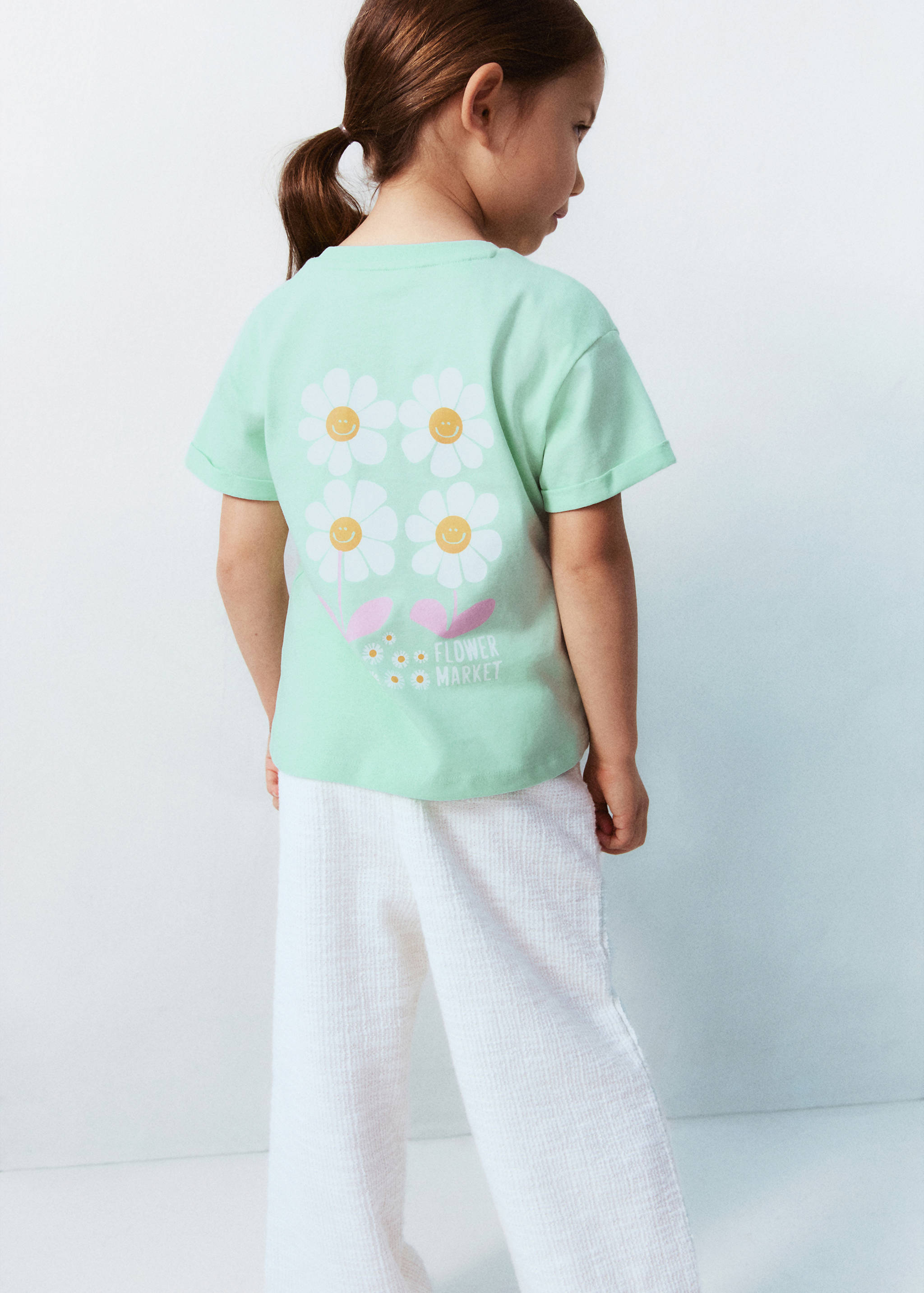 Embroidered printed T-shirt - Details of the article 5