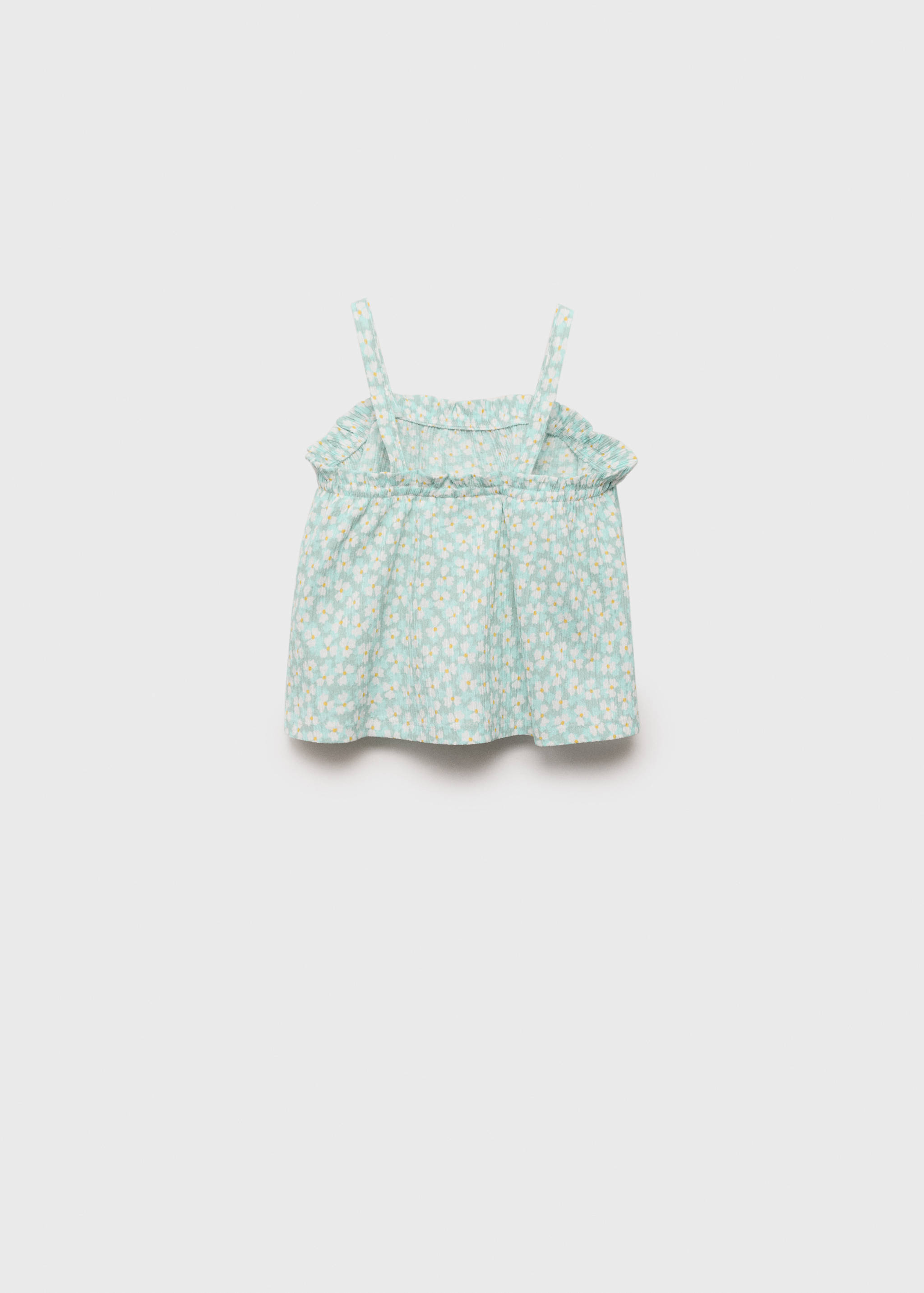 Printed strap top - Reverse of the article