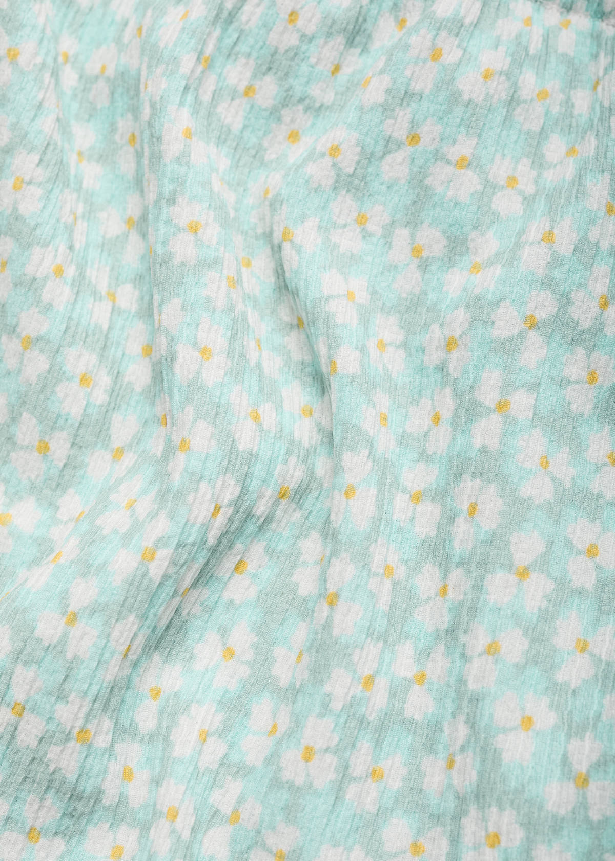 Printed strap top — Aqua Green