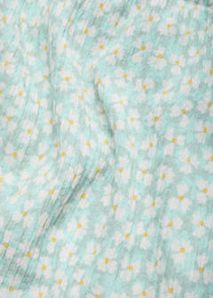 Printed strap top — Aqua Green 5