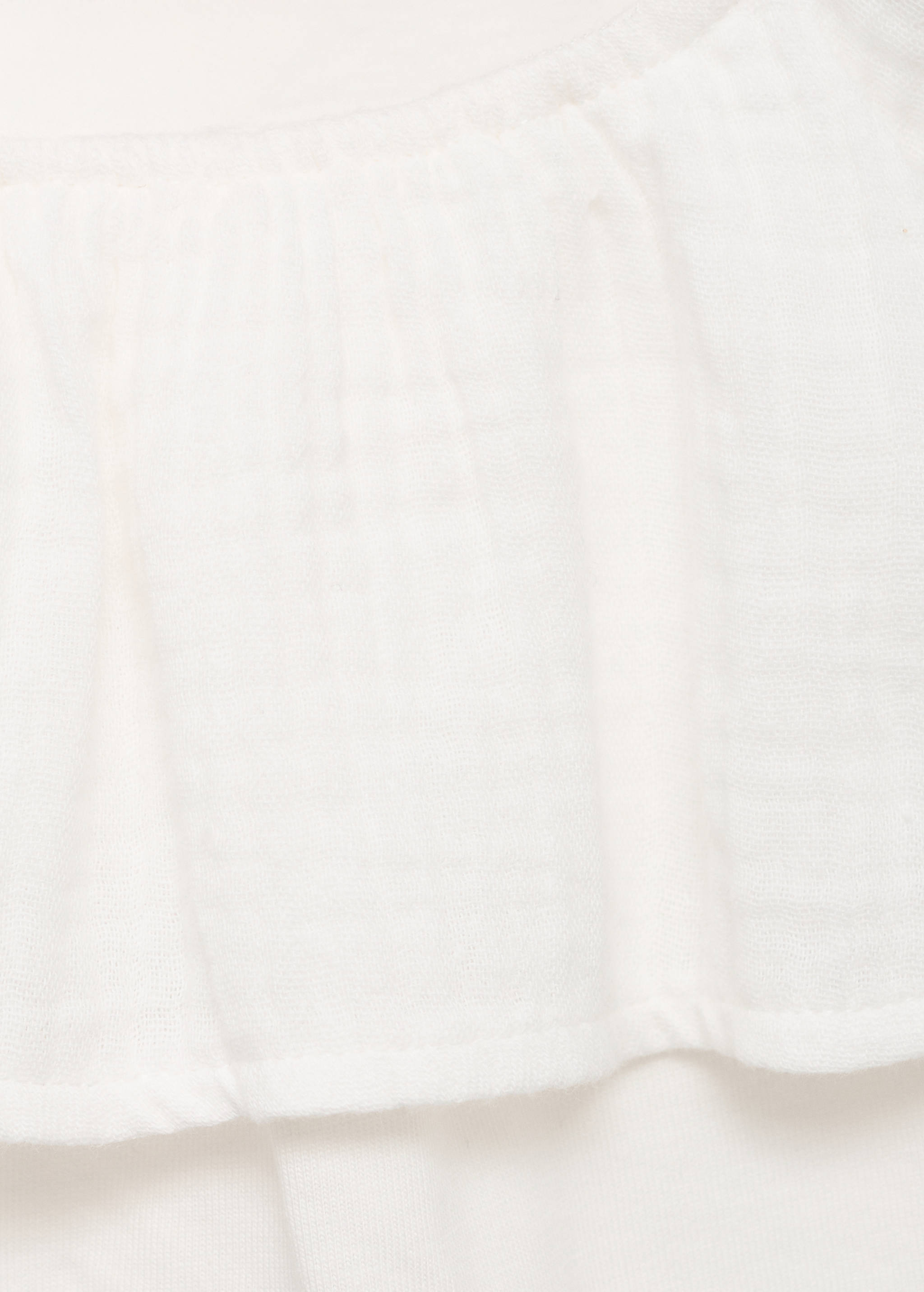 Ruffle textured T-shirt - Details of the article 8
