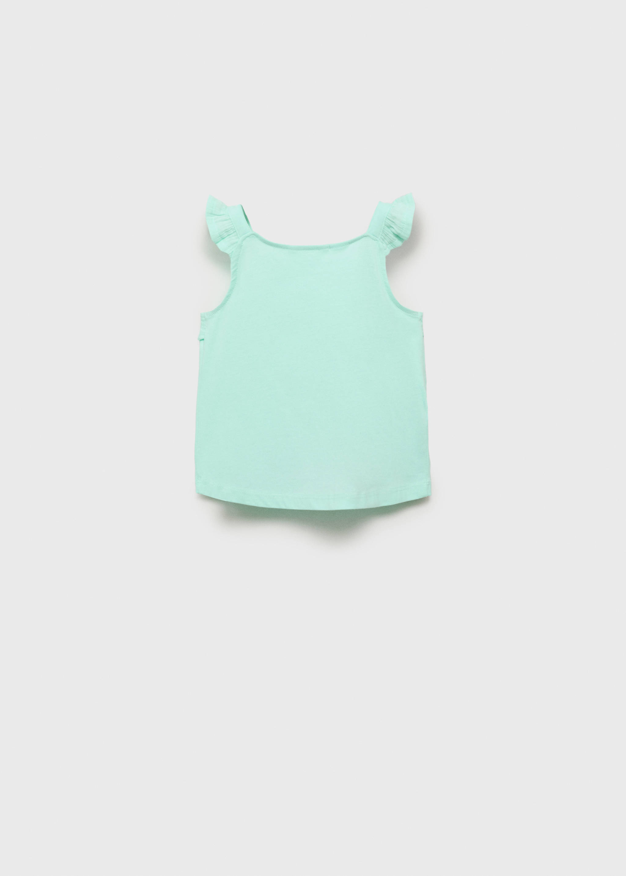 Ruffle textured T-shirt - Reverse of the article
