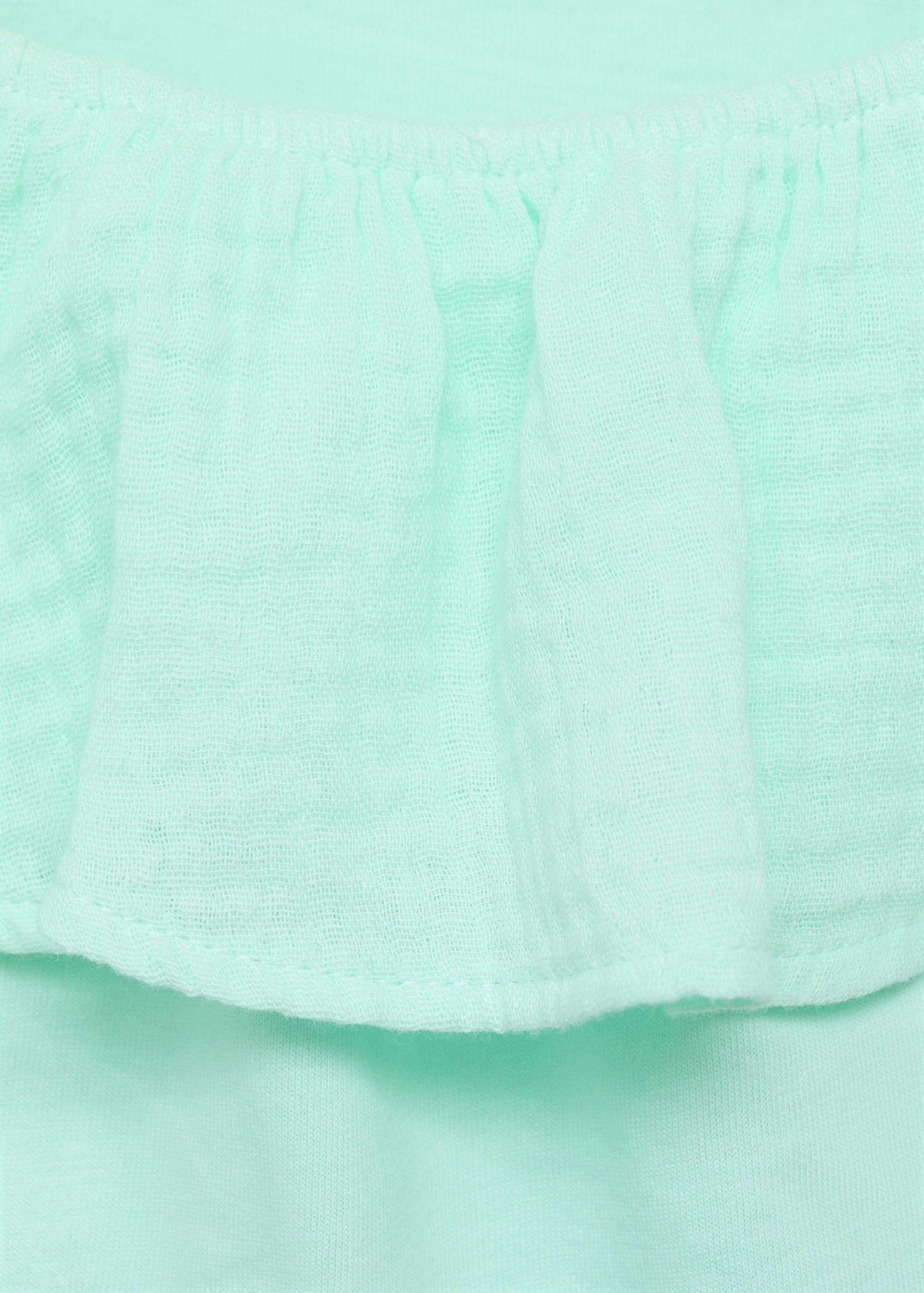 Ruffle textured T-shirt - Details of the article 8