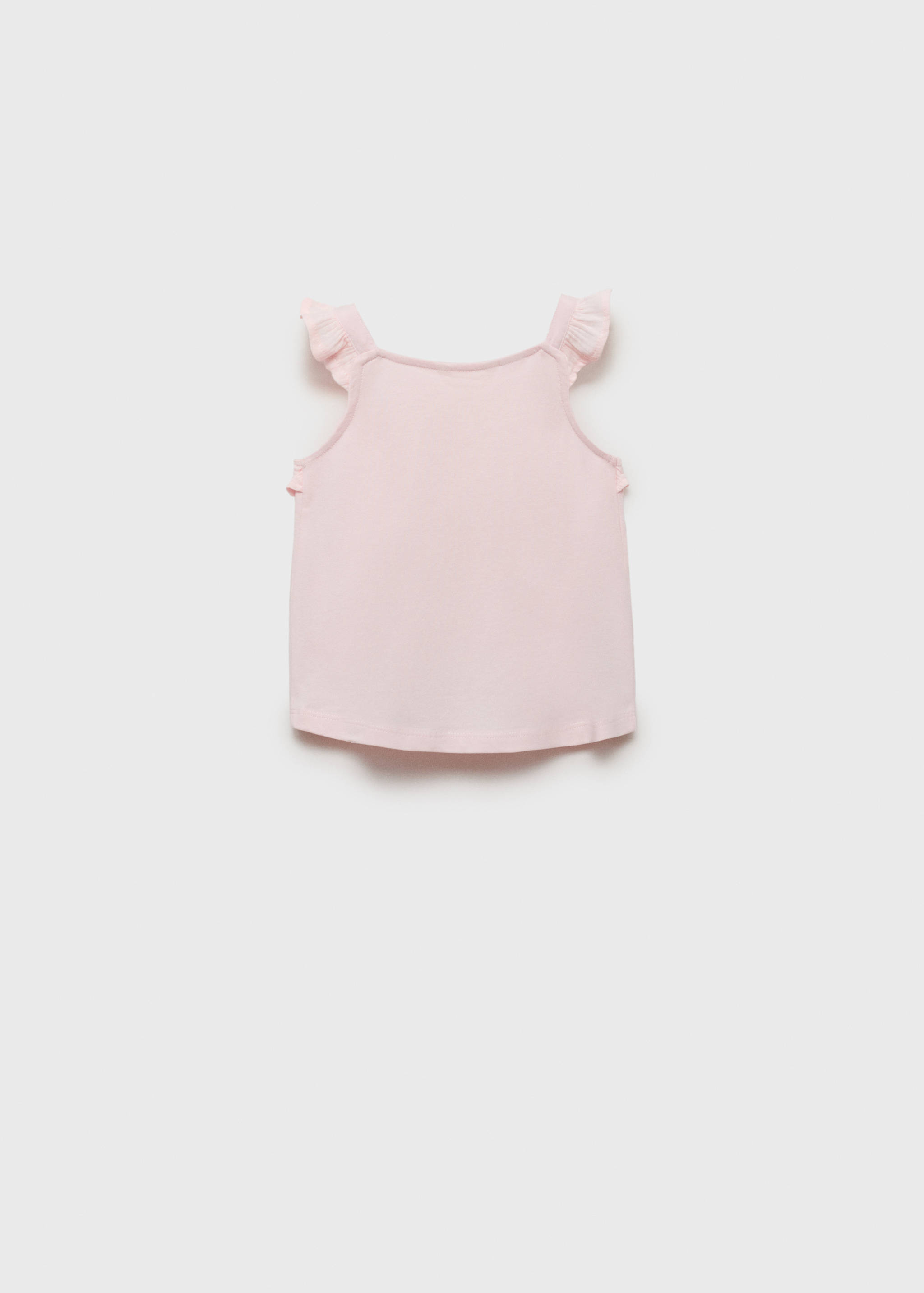 Ruffle textured T-shirt - Reverse of the article