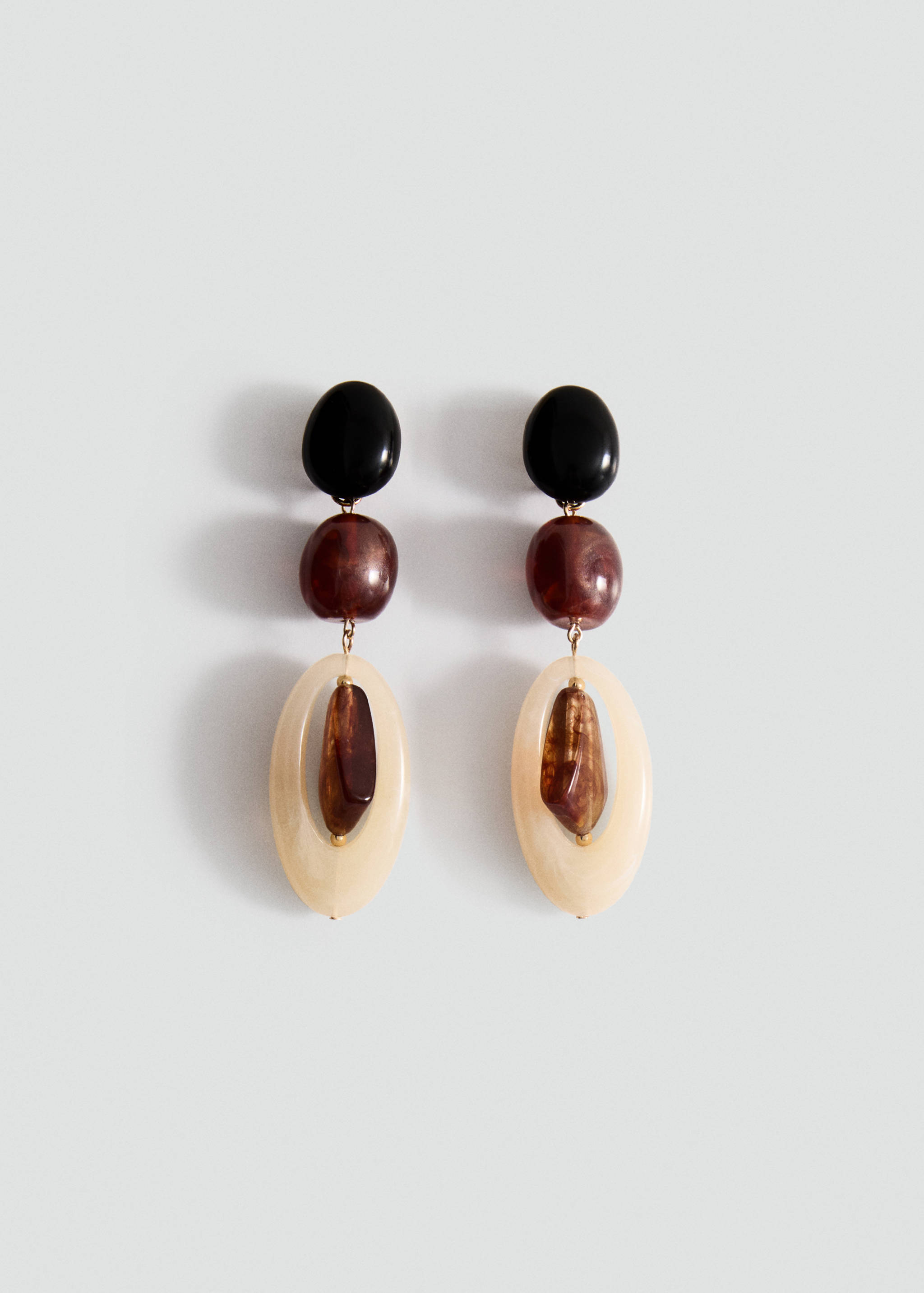 Long beaded earrings - Article without model