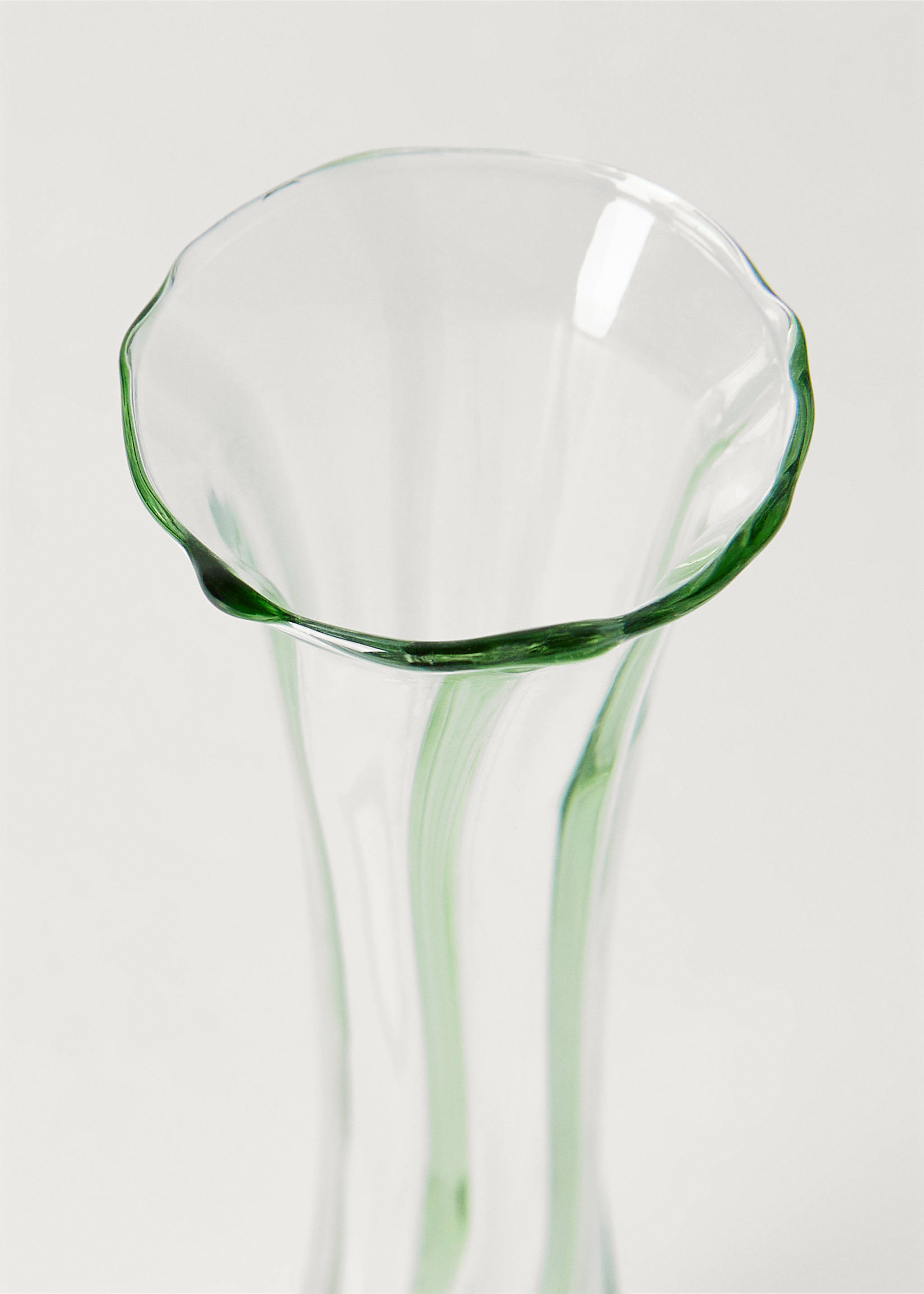 Vase en borosilicate avec lignes colorées - Détail de l'article 1