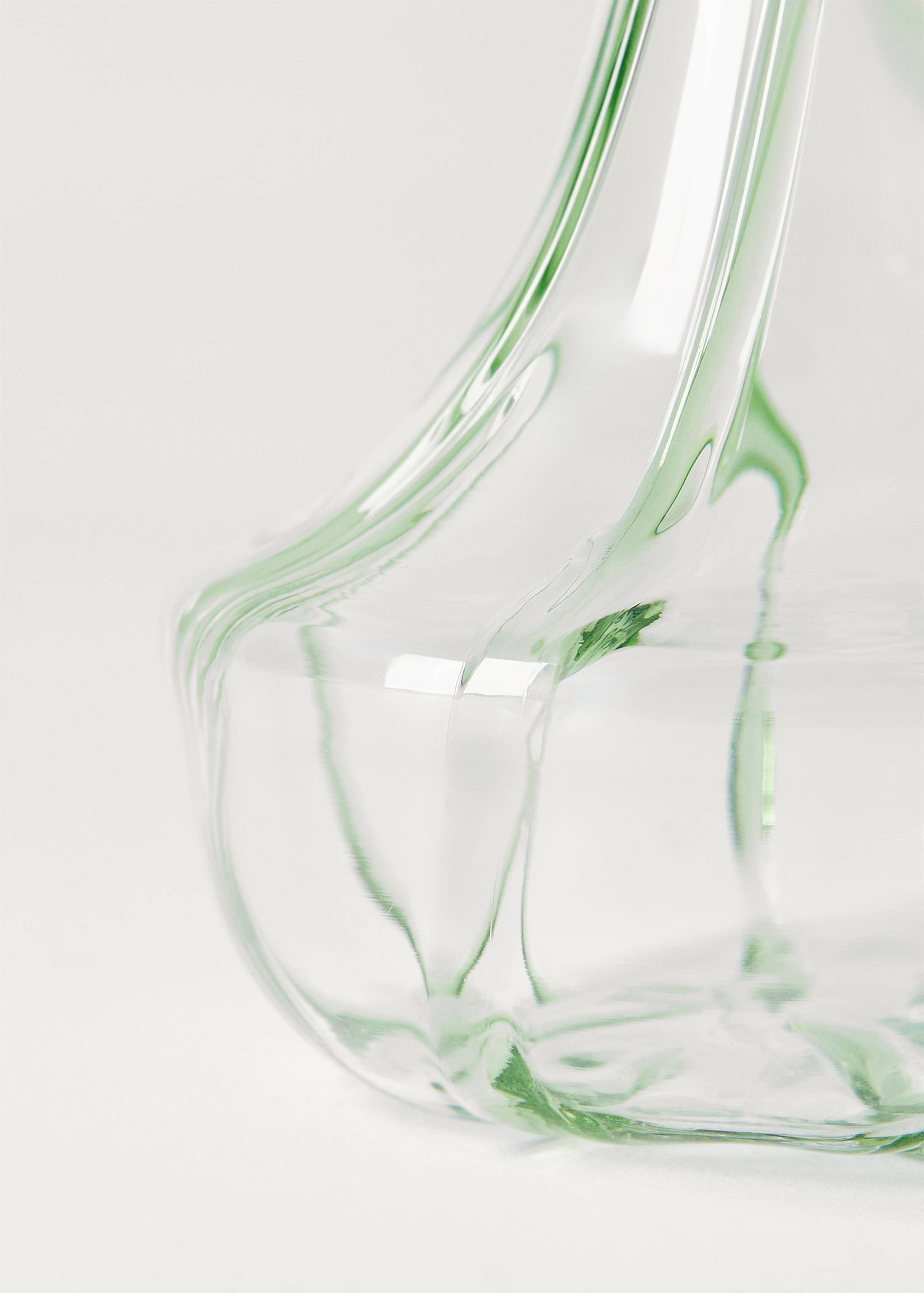 Vase en borosilicate avec lignes colorées - Détail de l'article 2