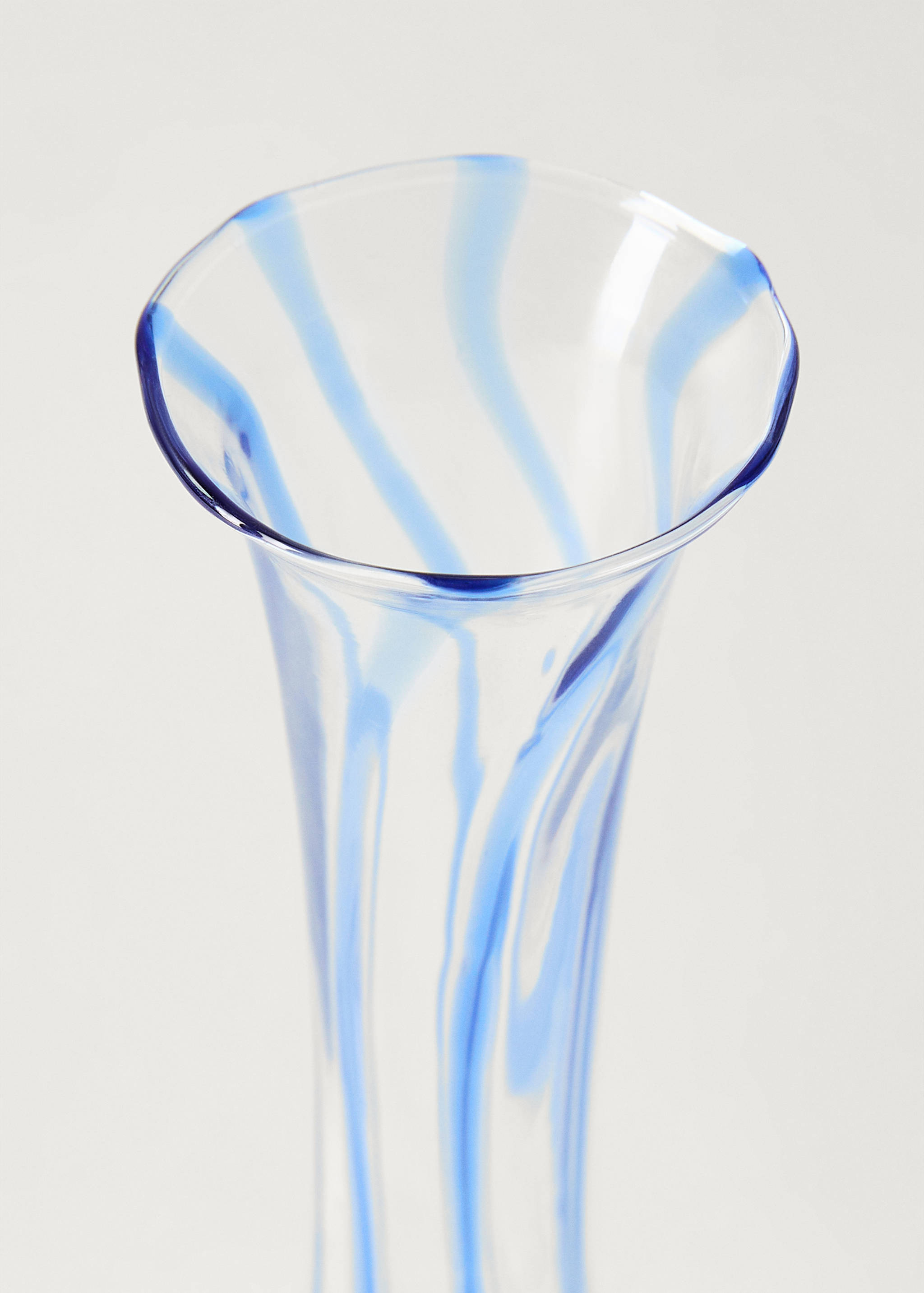 Vase en borosilicate avec lignes colorées - Détail de l'article 1