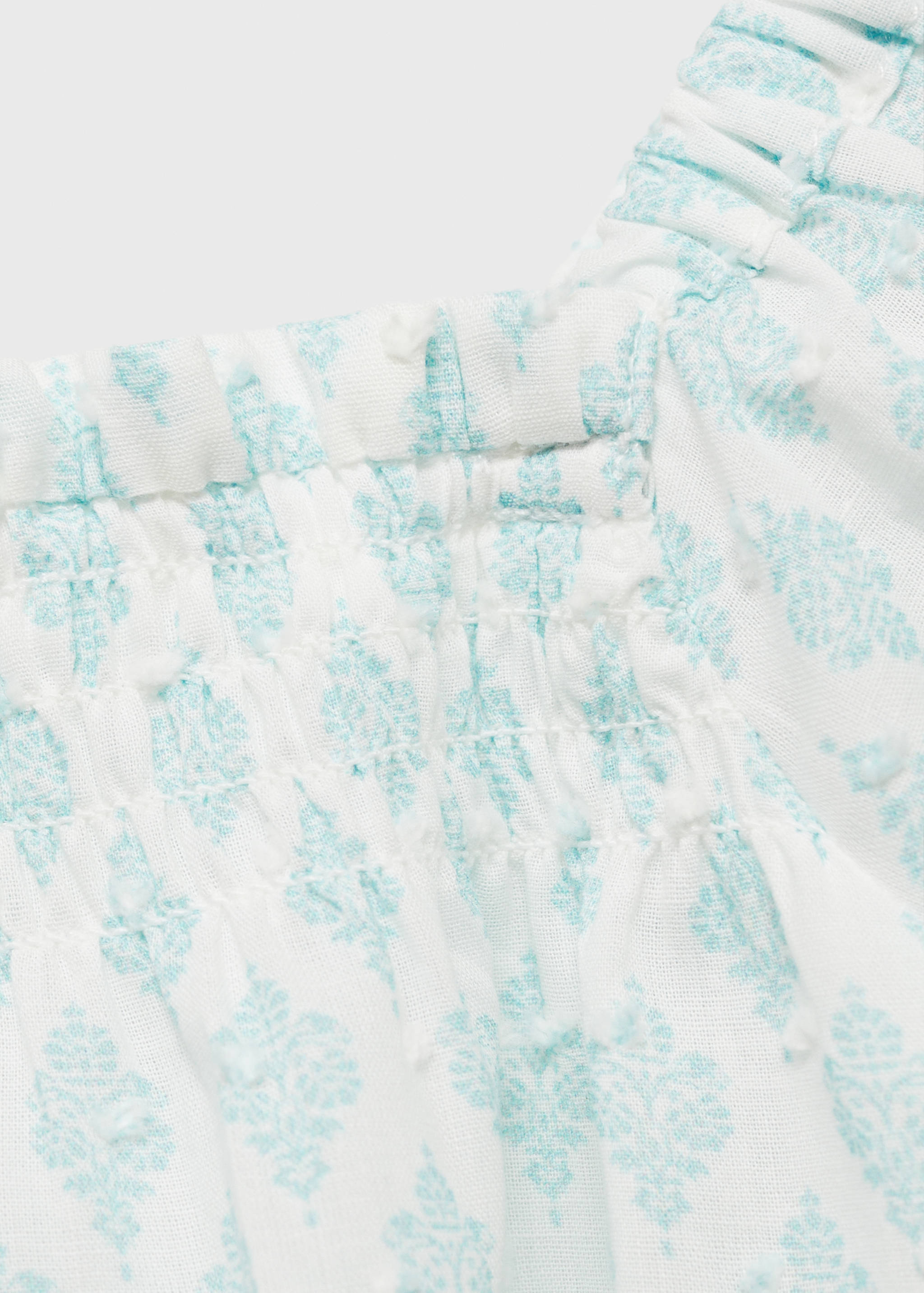 Printed plumeti blouse - Details of the article 8