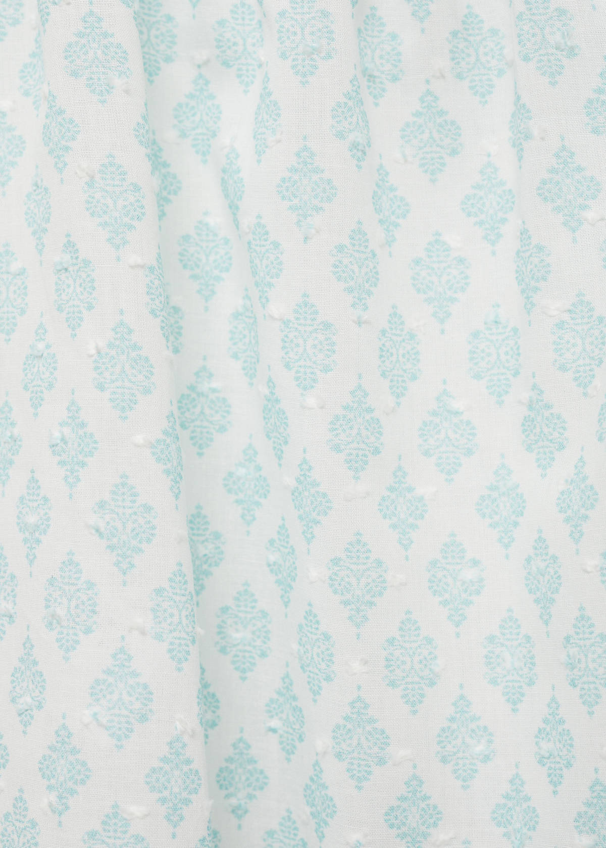 Printed plumeti blouse — Pastel Green