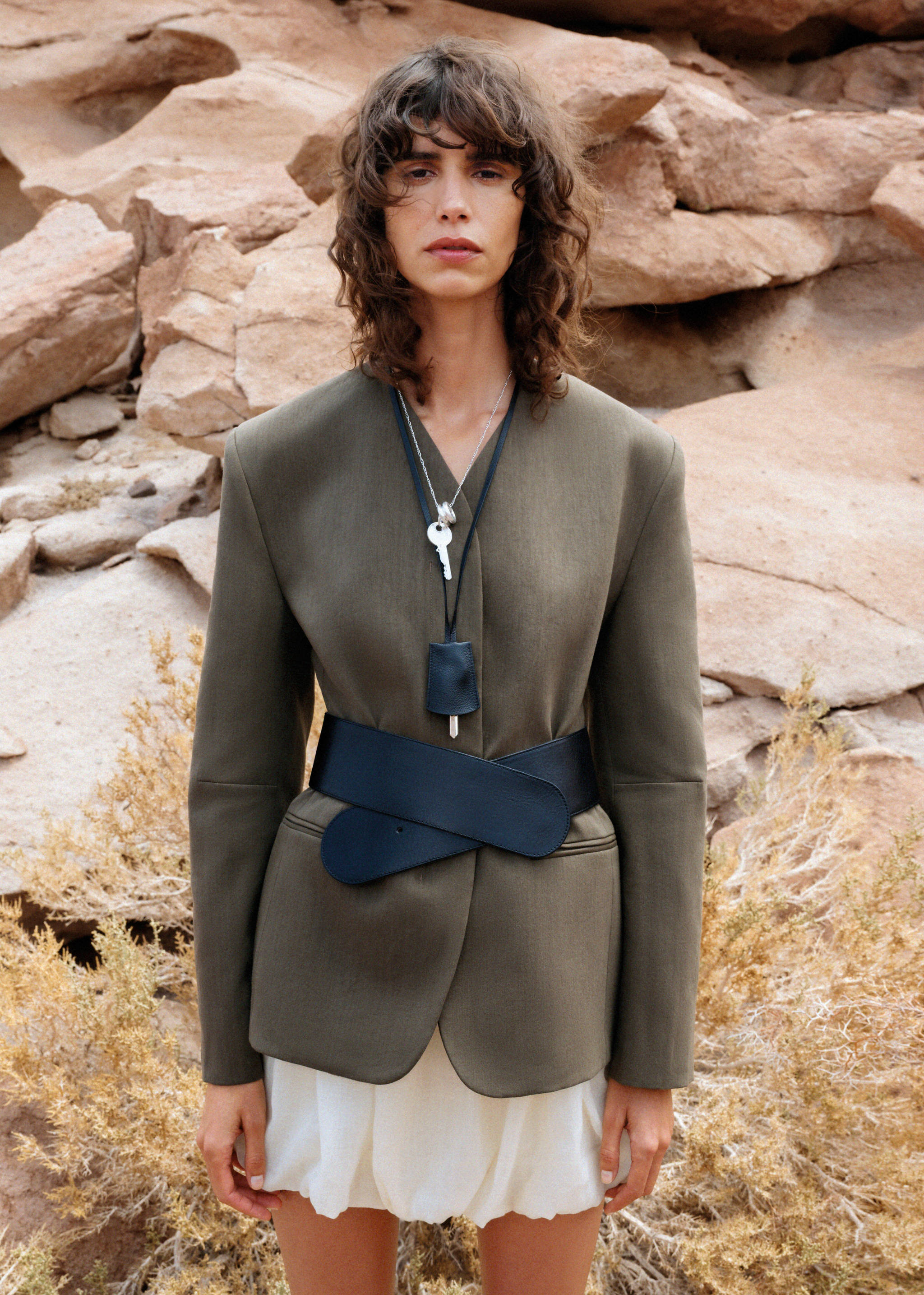 Veste tailleur lin sans manches - Détail de l'article 5