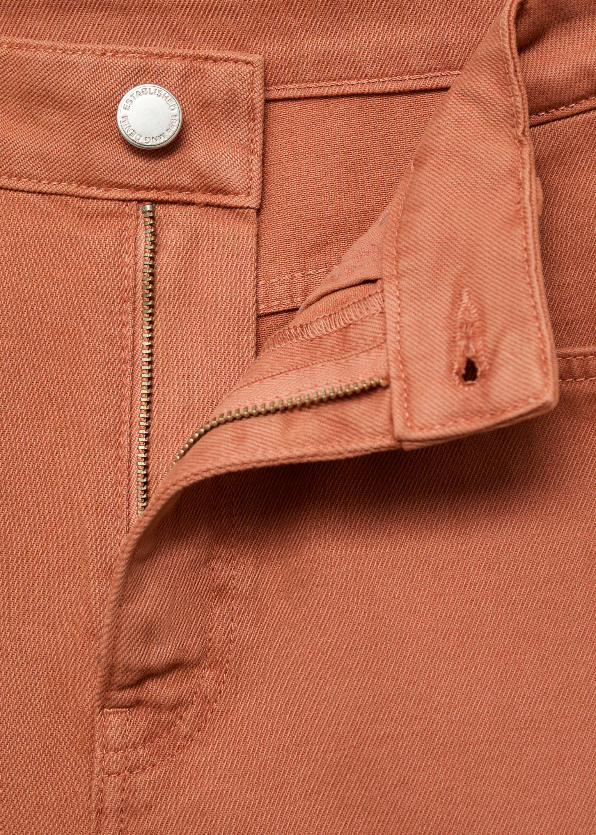 جينز واسع الساق بخصر مرتفع - تفاصيل المنتج 0