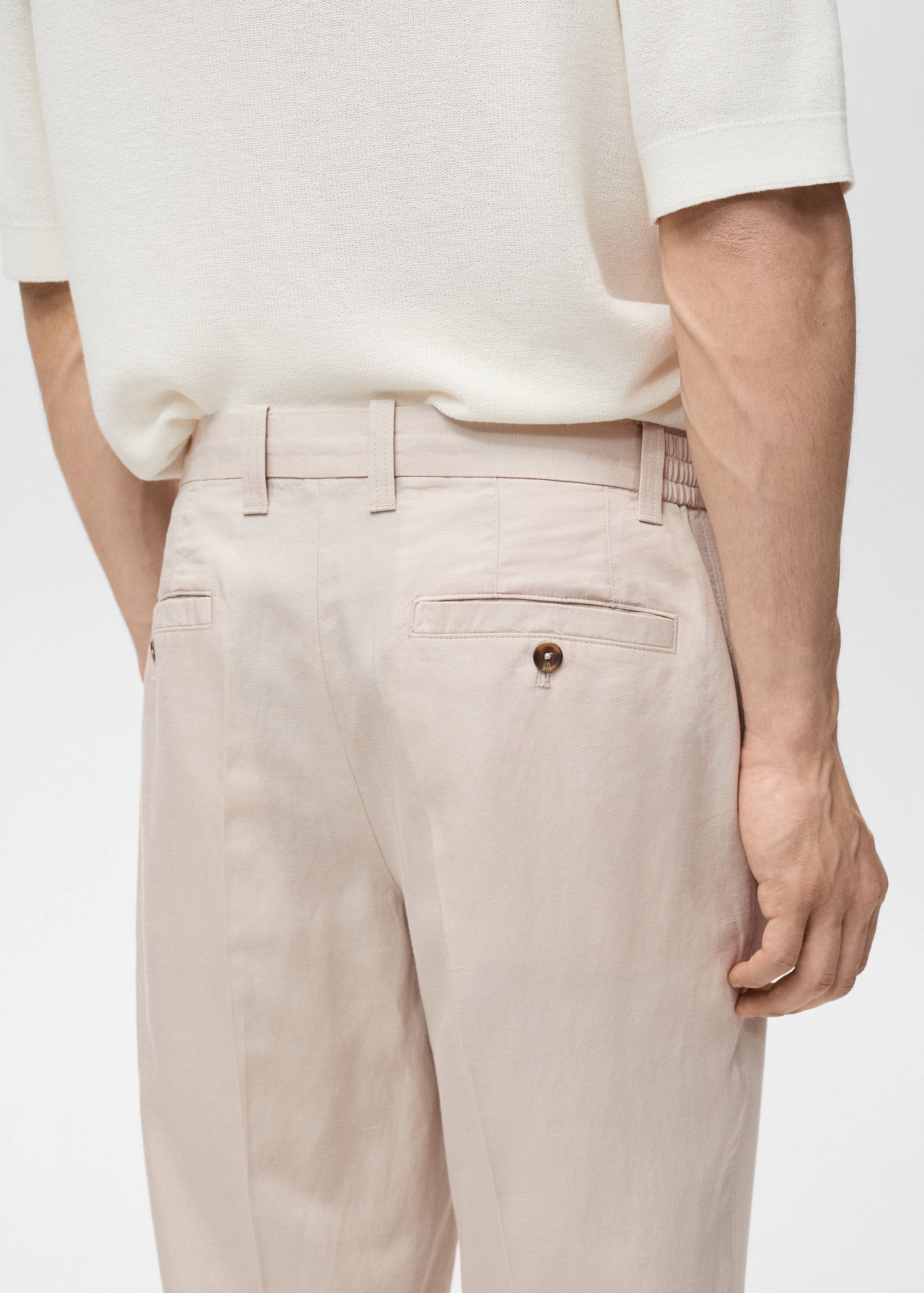 Pantalon lin slim fit - Détail de l'article 6