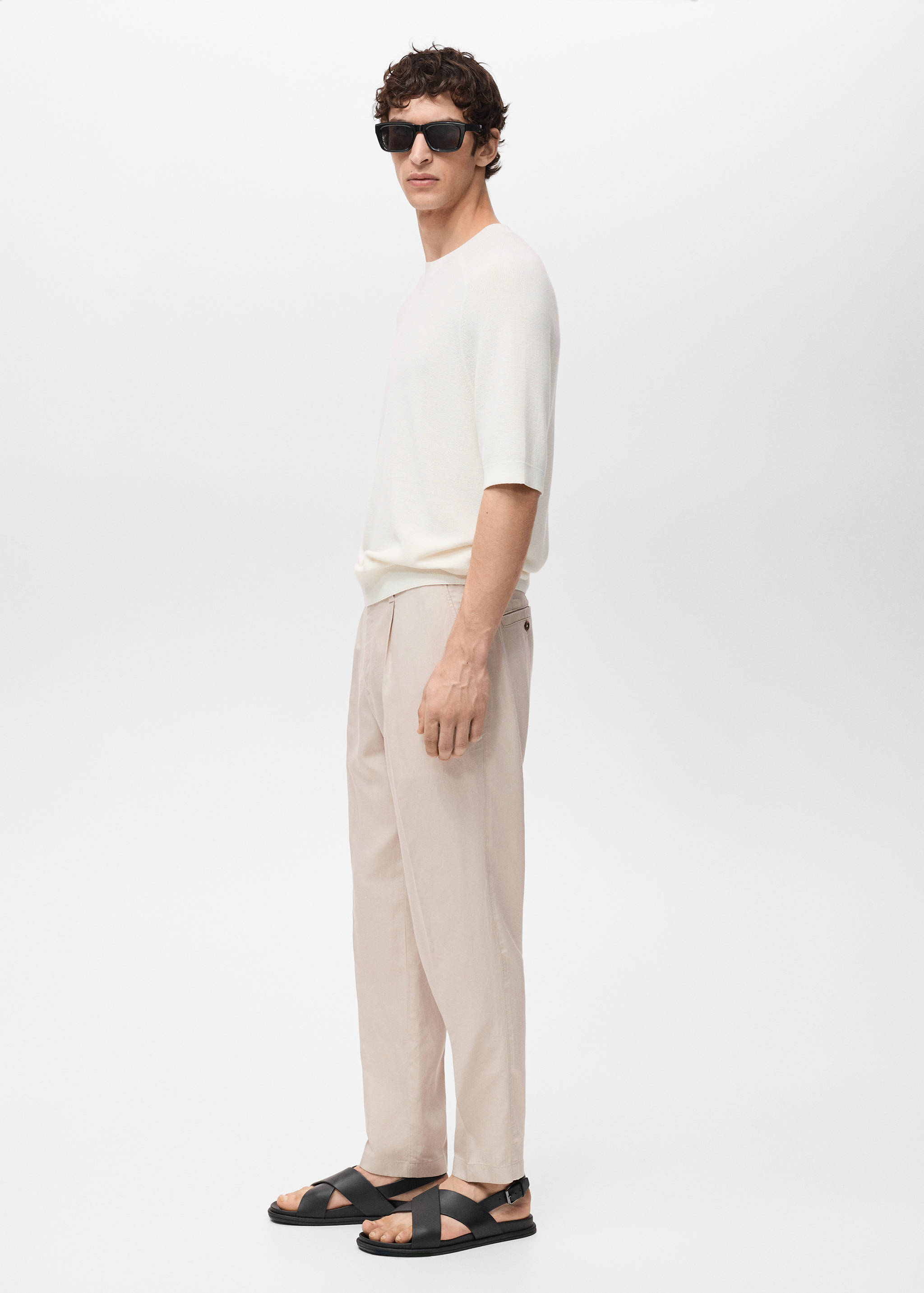 Pantalon lin slim fit - Détail de l'article 2