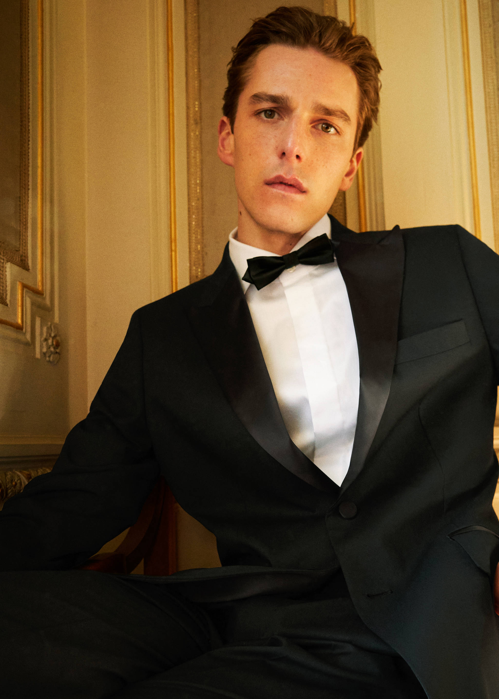 Veste de costume à revers satinés - Détail de l'article 5