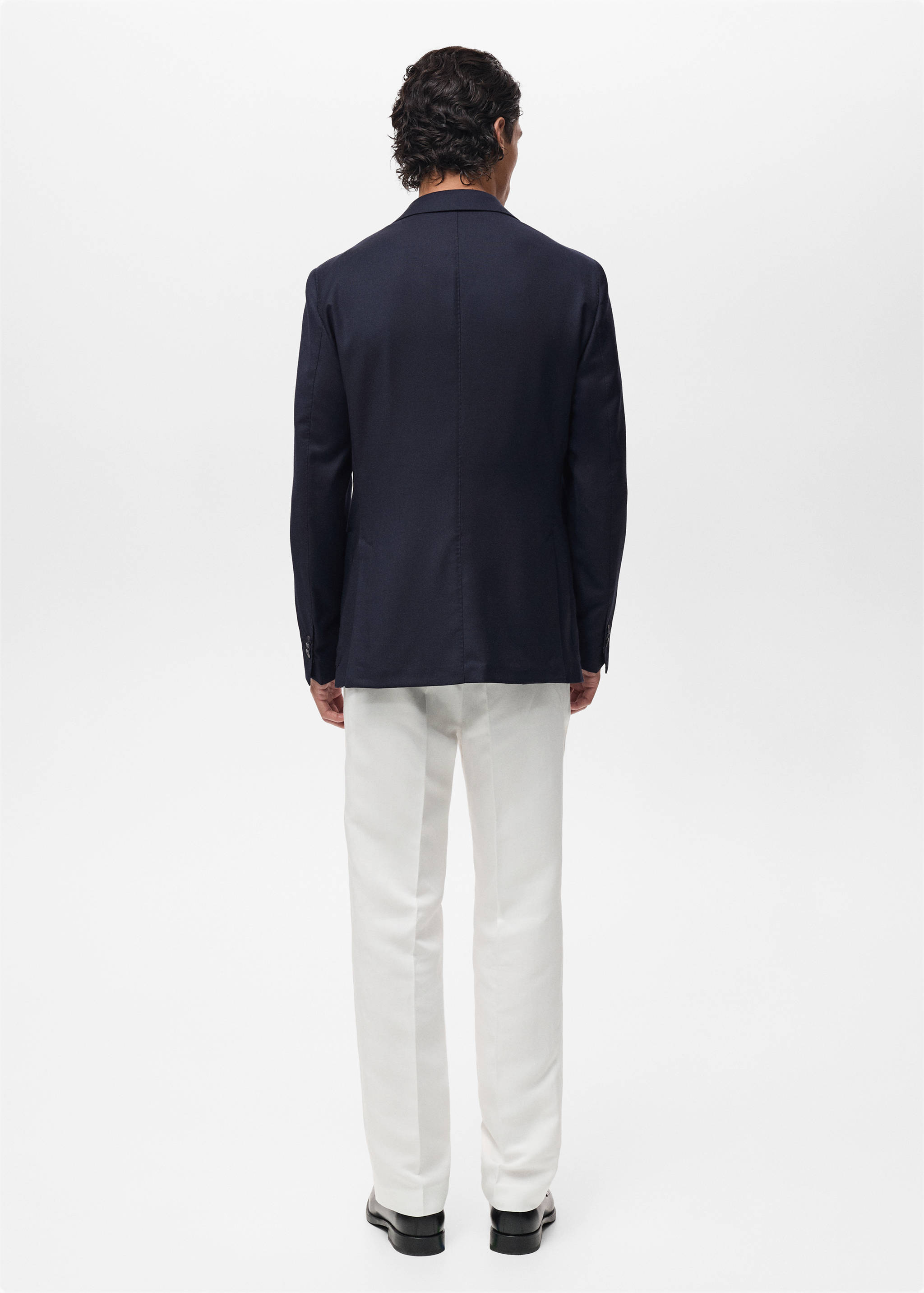 Veste 100 % laine froide slim-fit - Verso de l’article