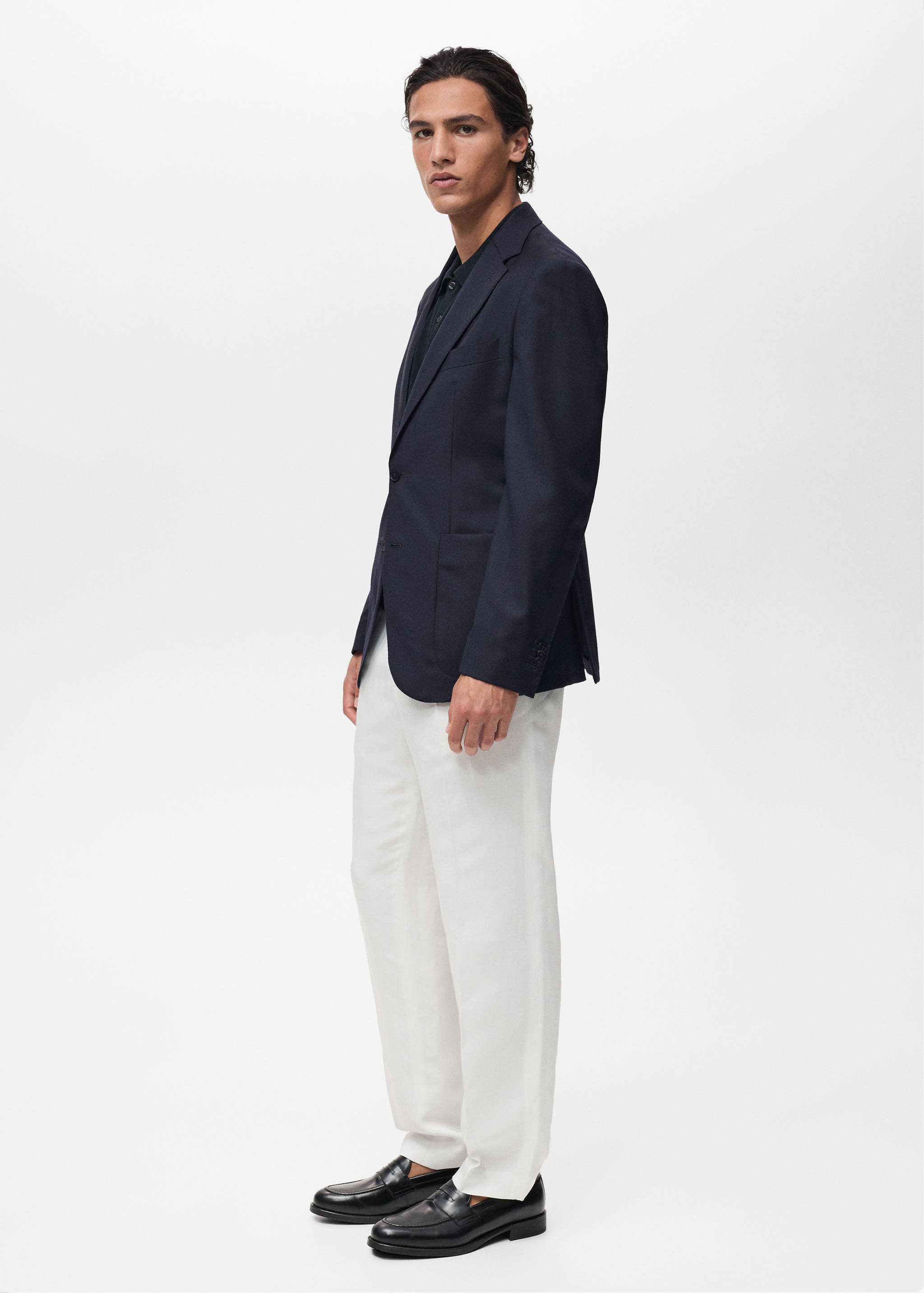 Veste 100 % laine froide slim-fit - Détail de l'article 2