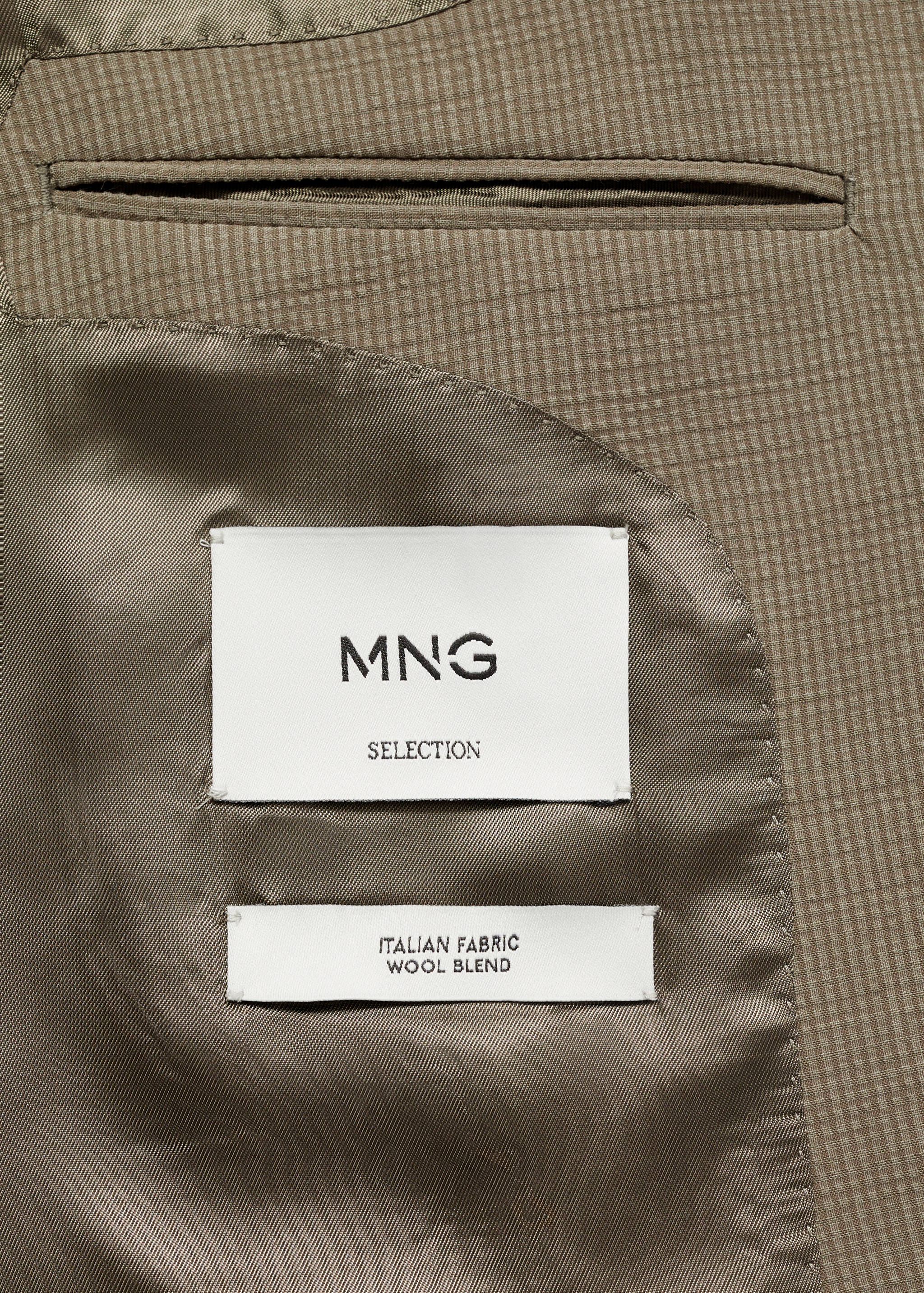 Slim fit cool wool suit blazer - Details of the article 0