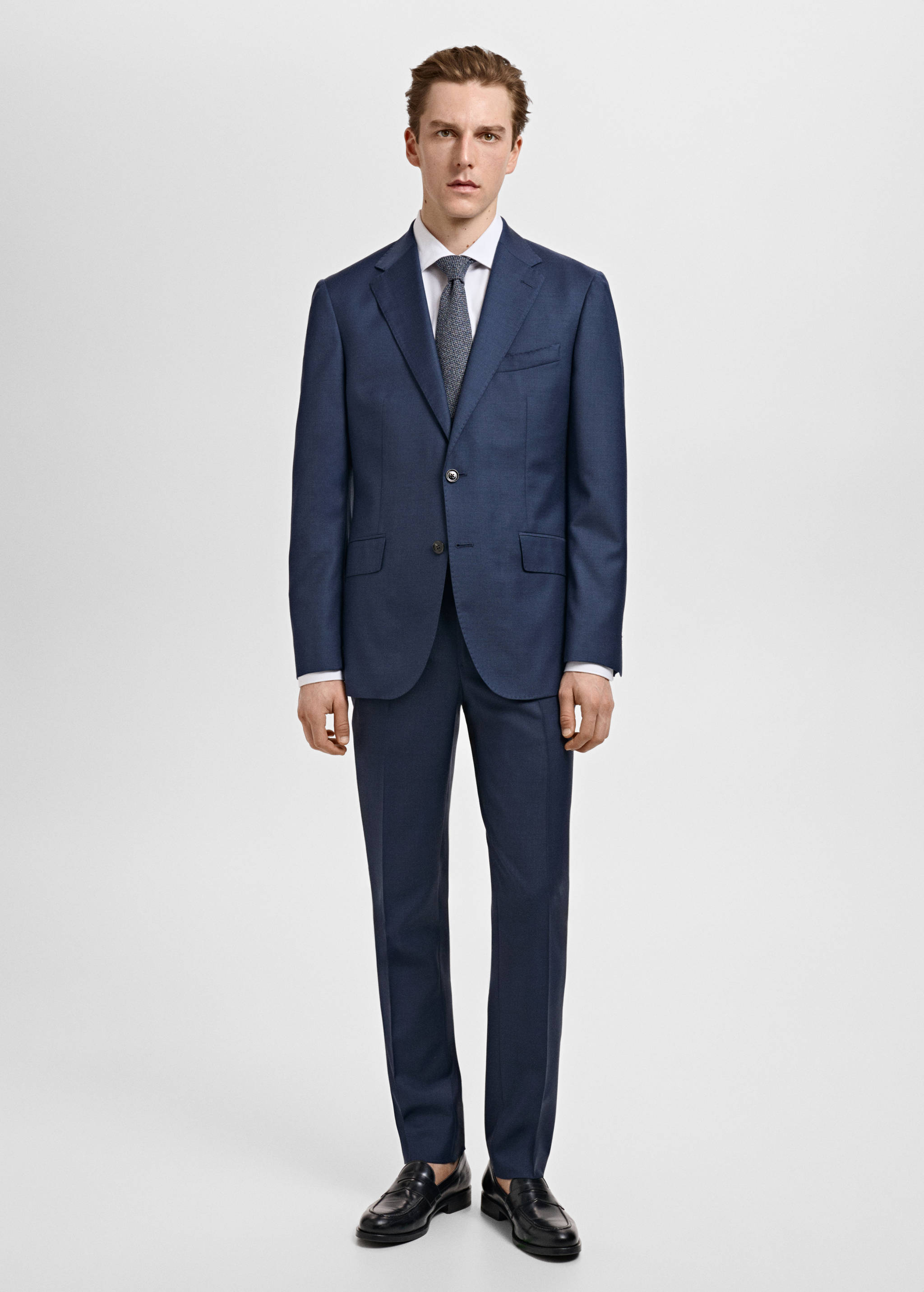 Venice 100% virgin wool suit jacket - General plane