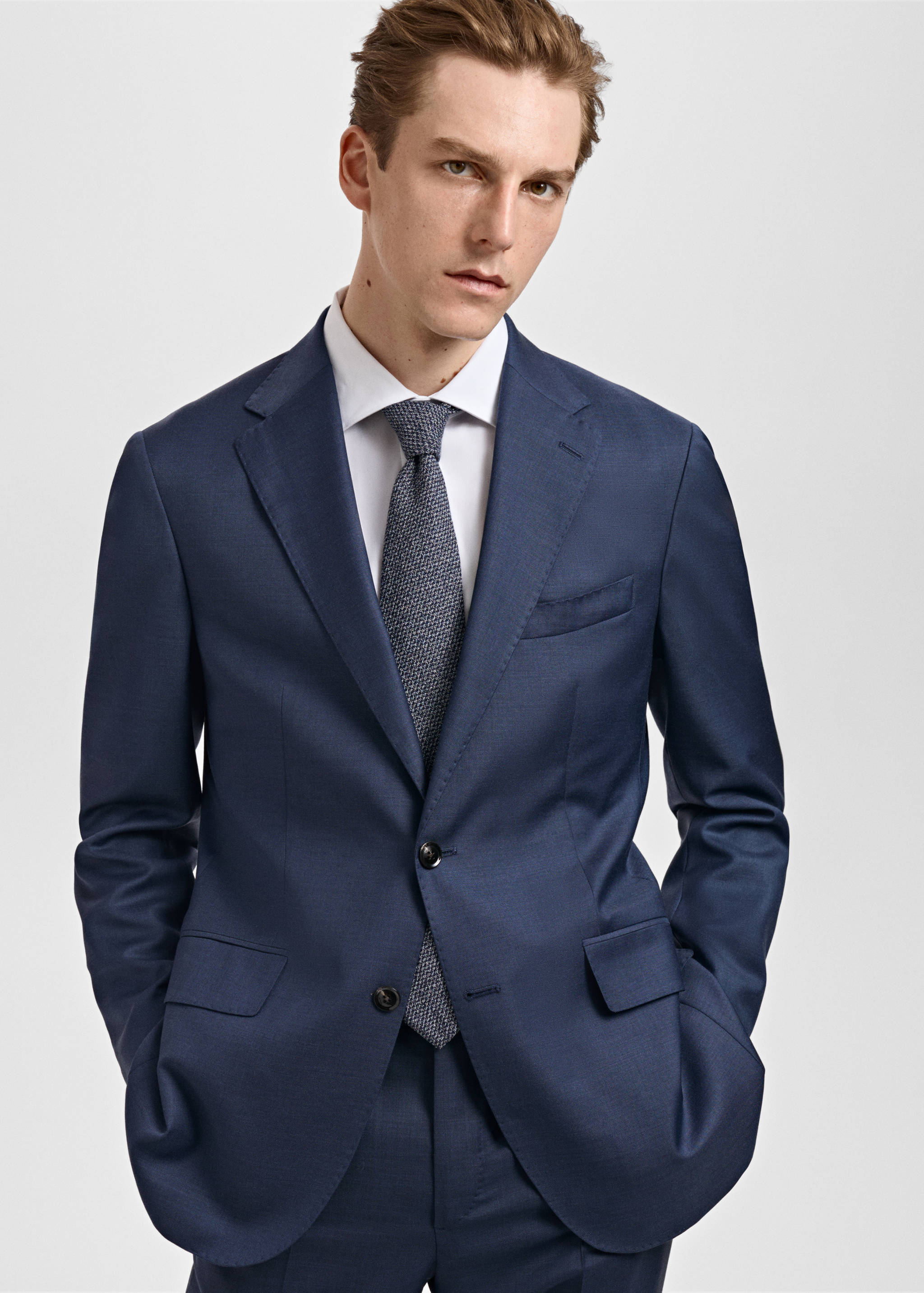 Venice 100% virgin wool suit jacket - Details of the article 6