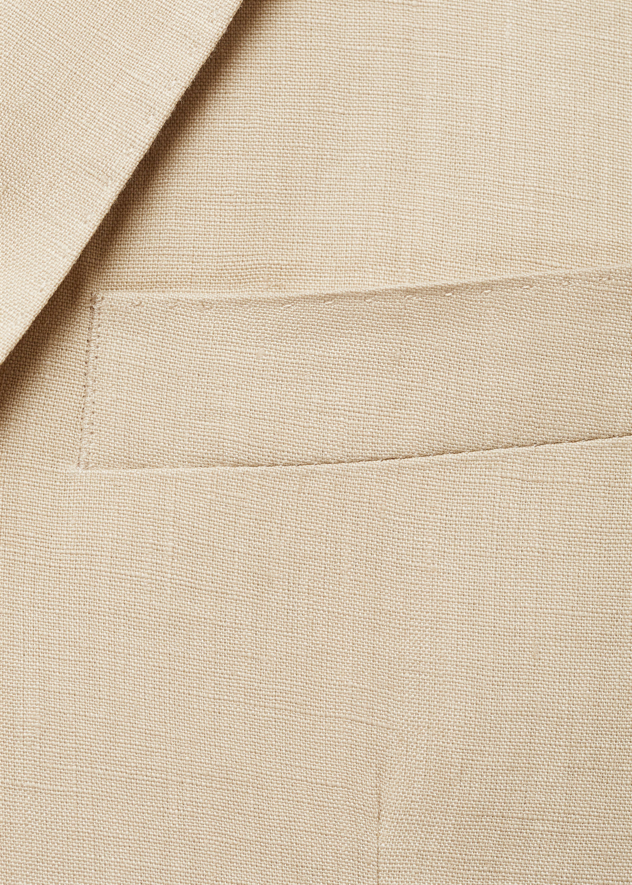 100% linen jacket with patch pockets - Details of the article 8