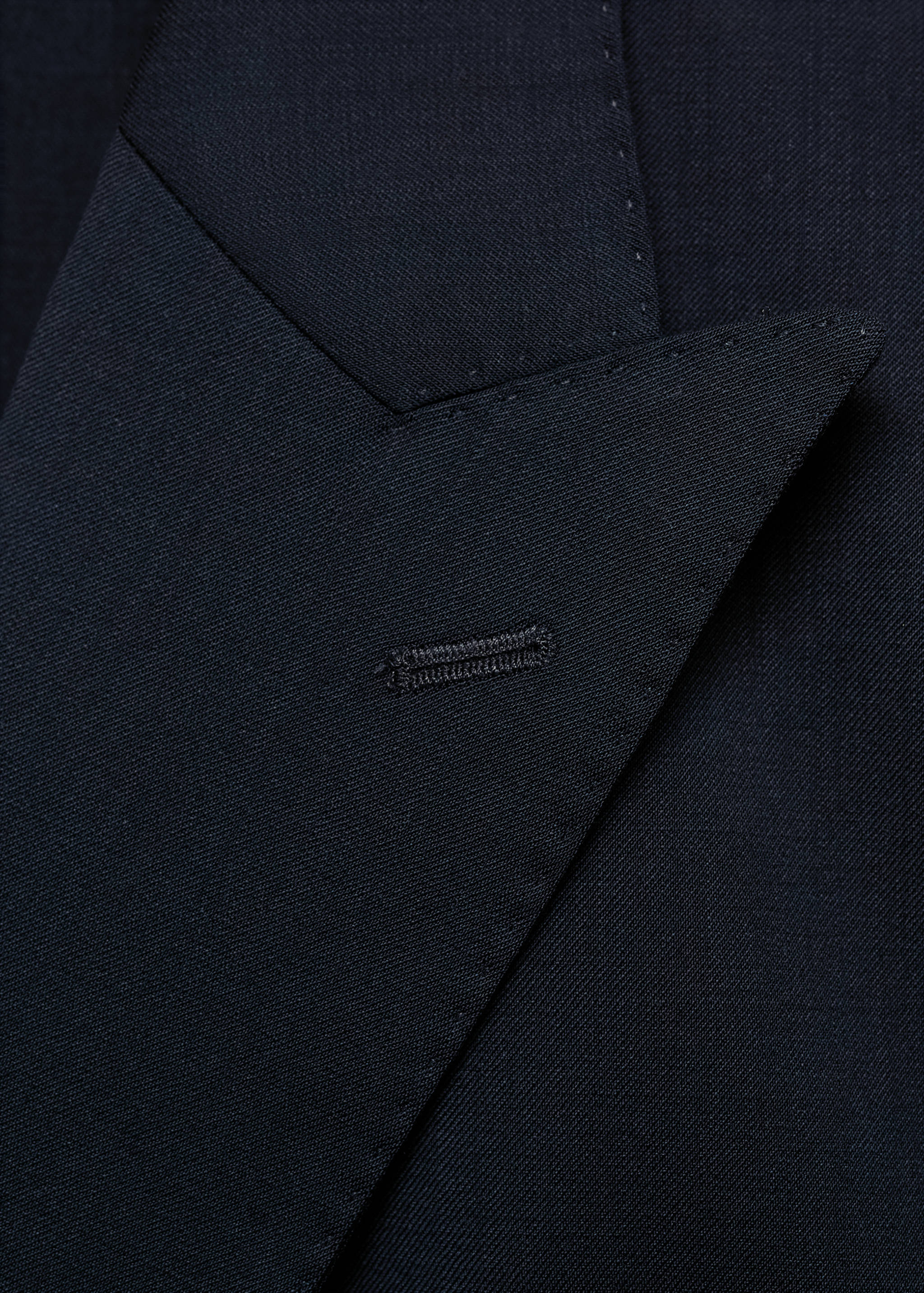 100% cold wool double-breasted suit jacket - Details of the article 8