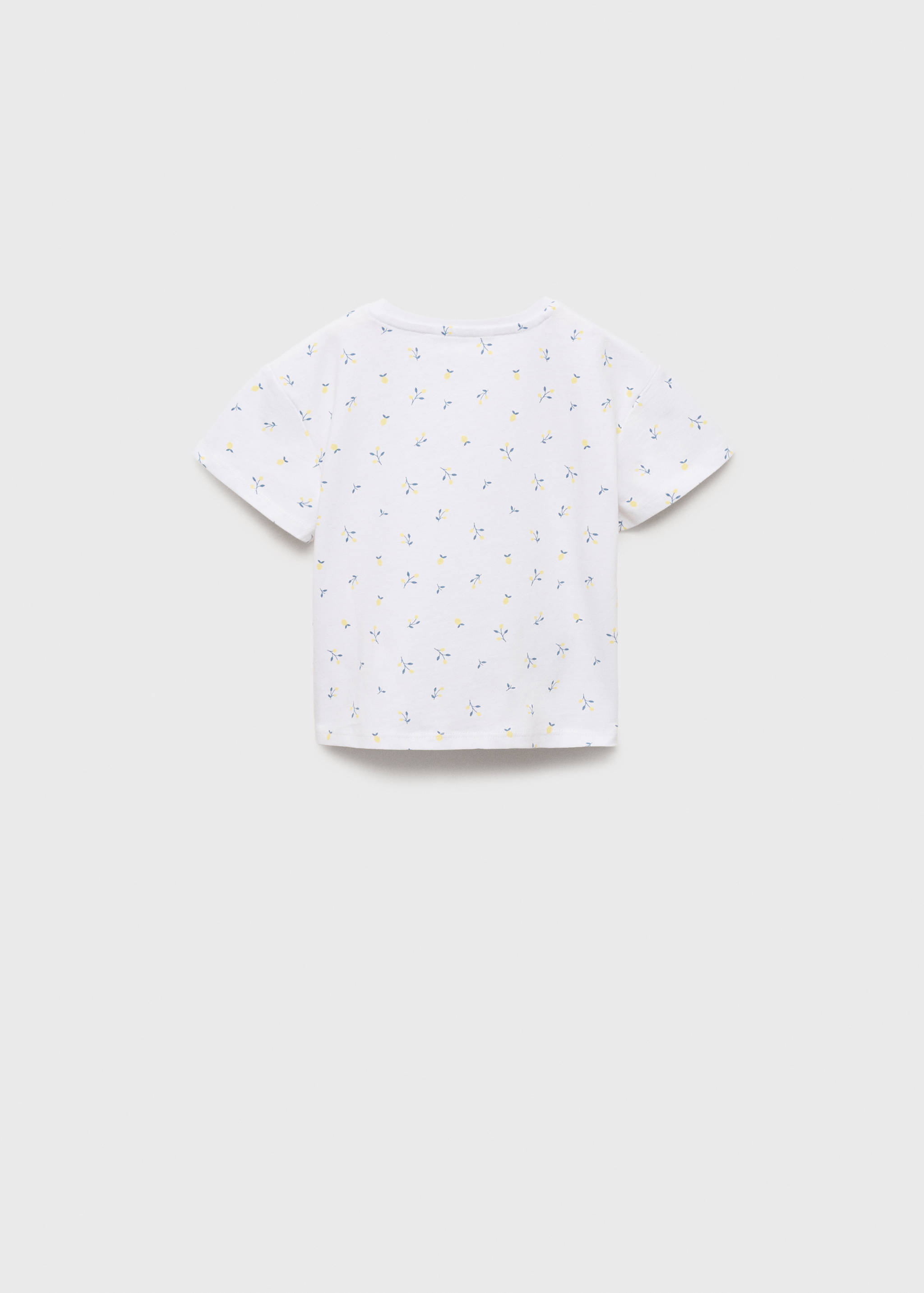 T-shirt estampada com nó - Verso do artigo