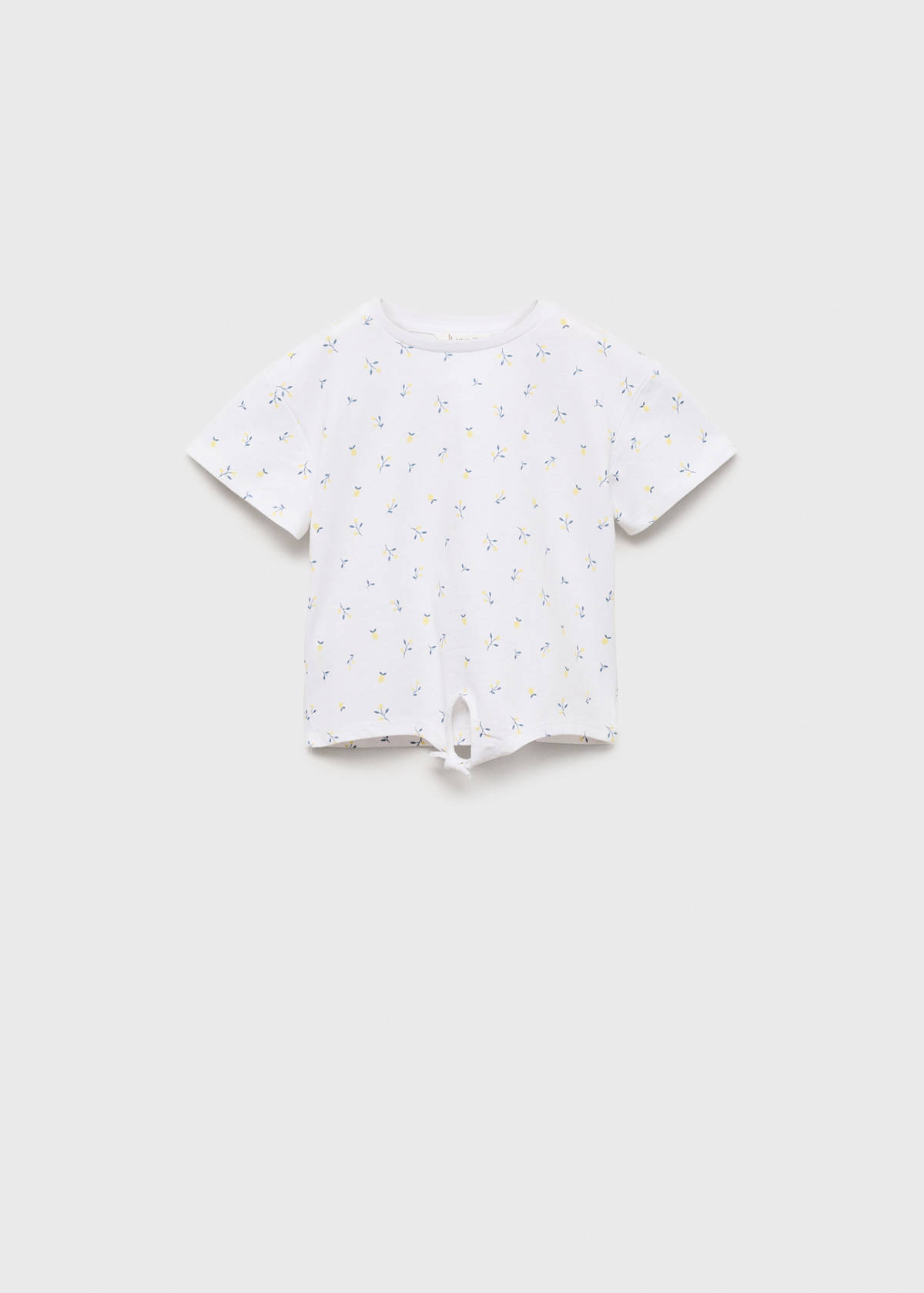 Knot printed T-shirt — Off White