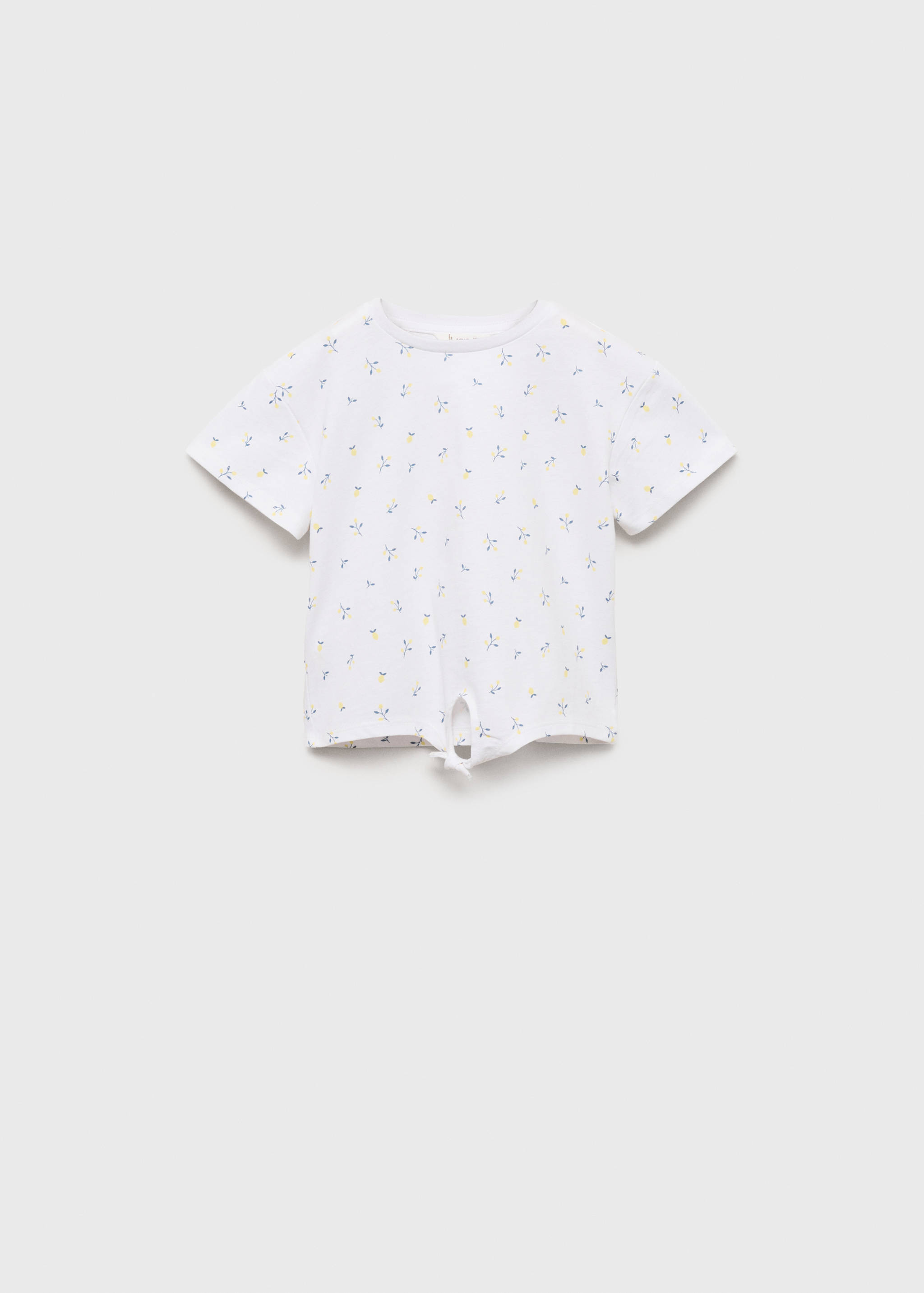 T-shirt estampada com nó - Artigo sem modelo