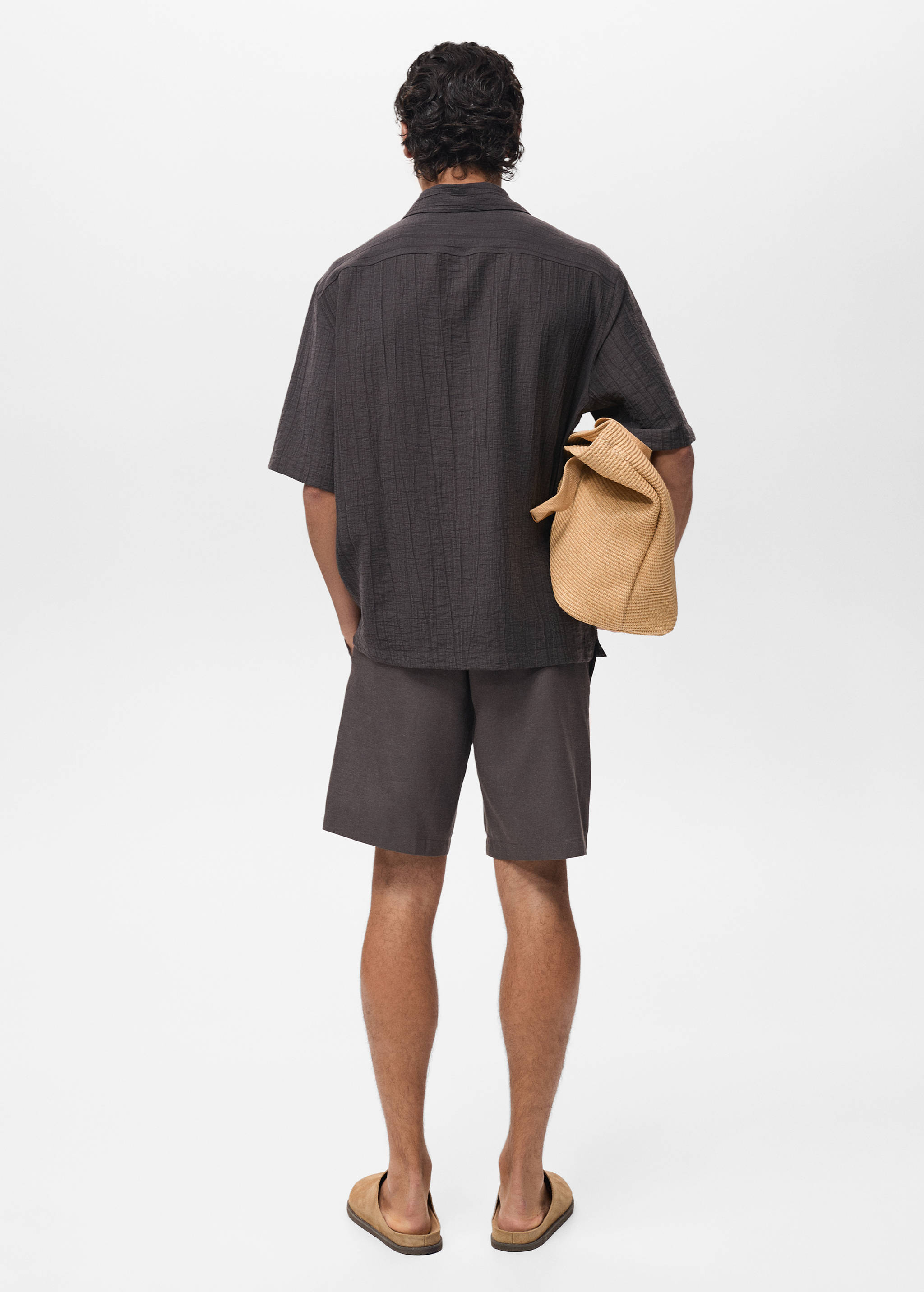 Chemise effet froissé - Verso de l’article