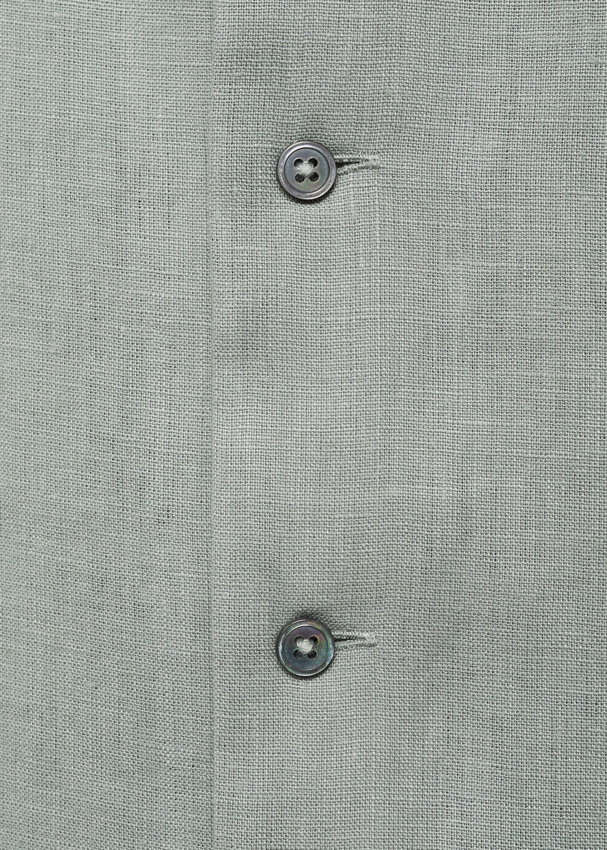 Chemise 100 % lin manches courtes - Détail de l'article 8